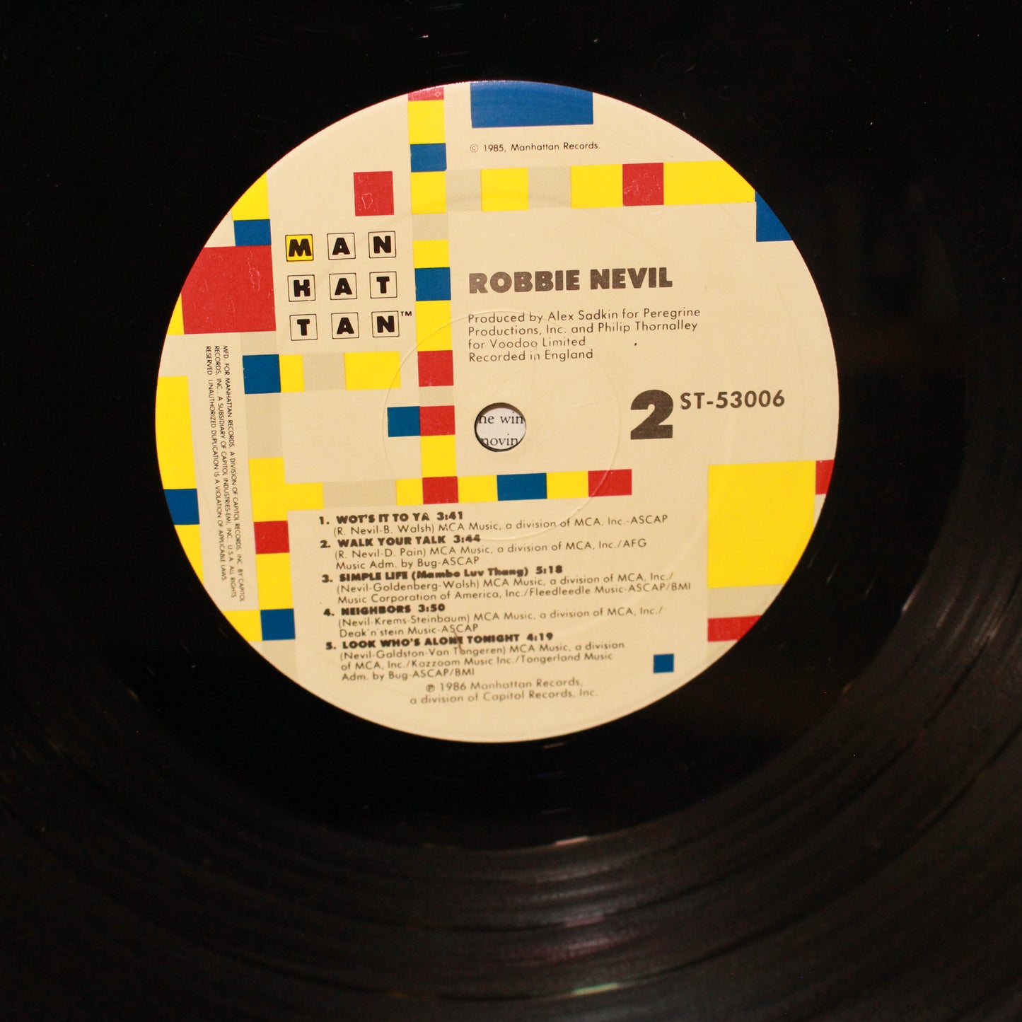 Robbie Nevil : Robbie Nevil (LP,Album)