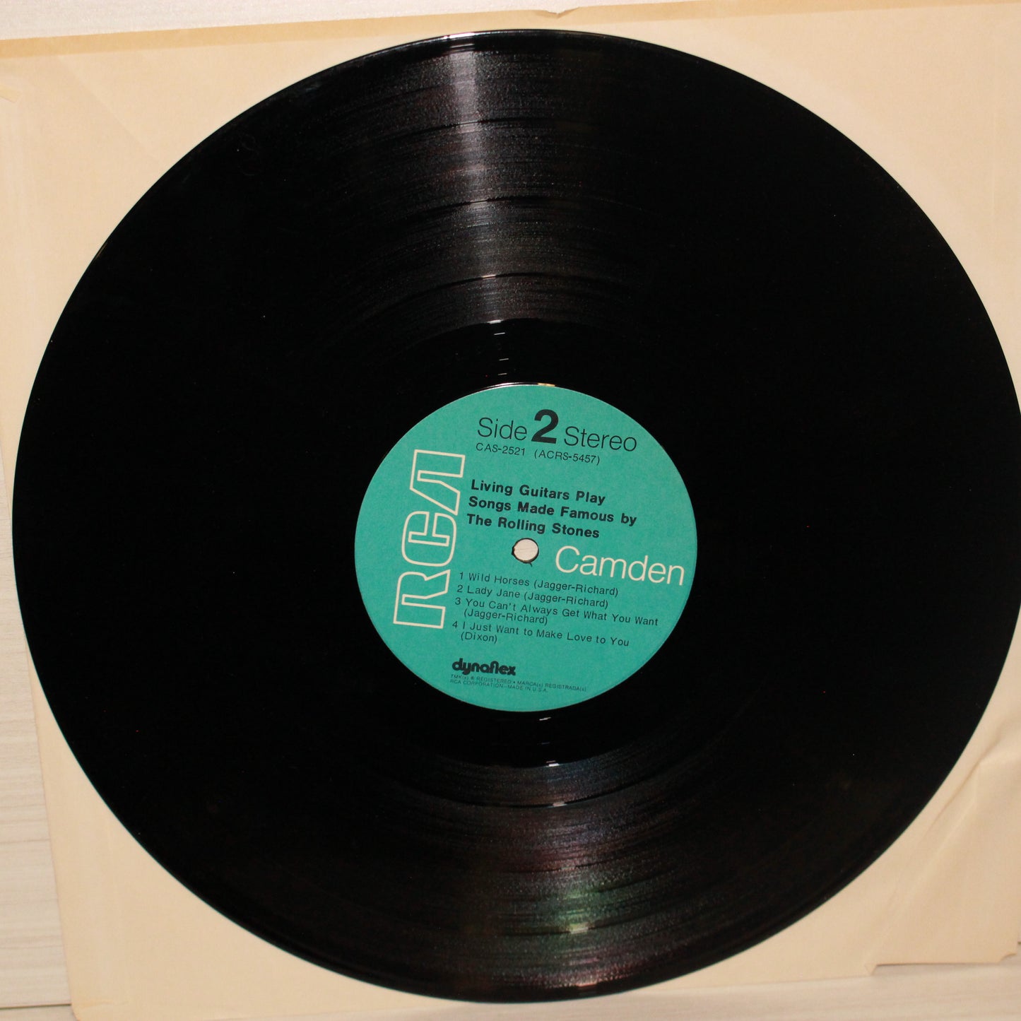 Living Guitars : Living Guitars Play Songs Made Famous By The Rolling Stones (LP,Album,Stereo)