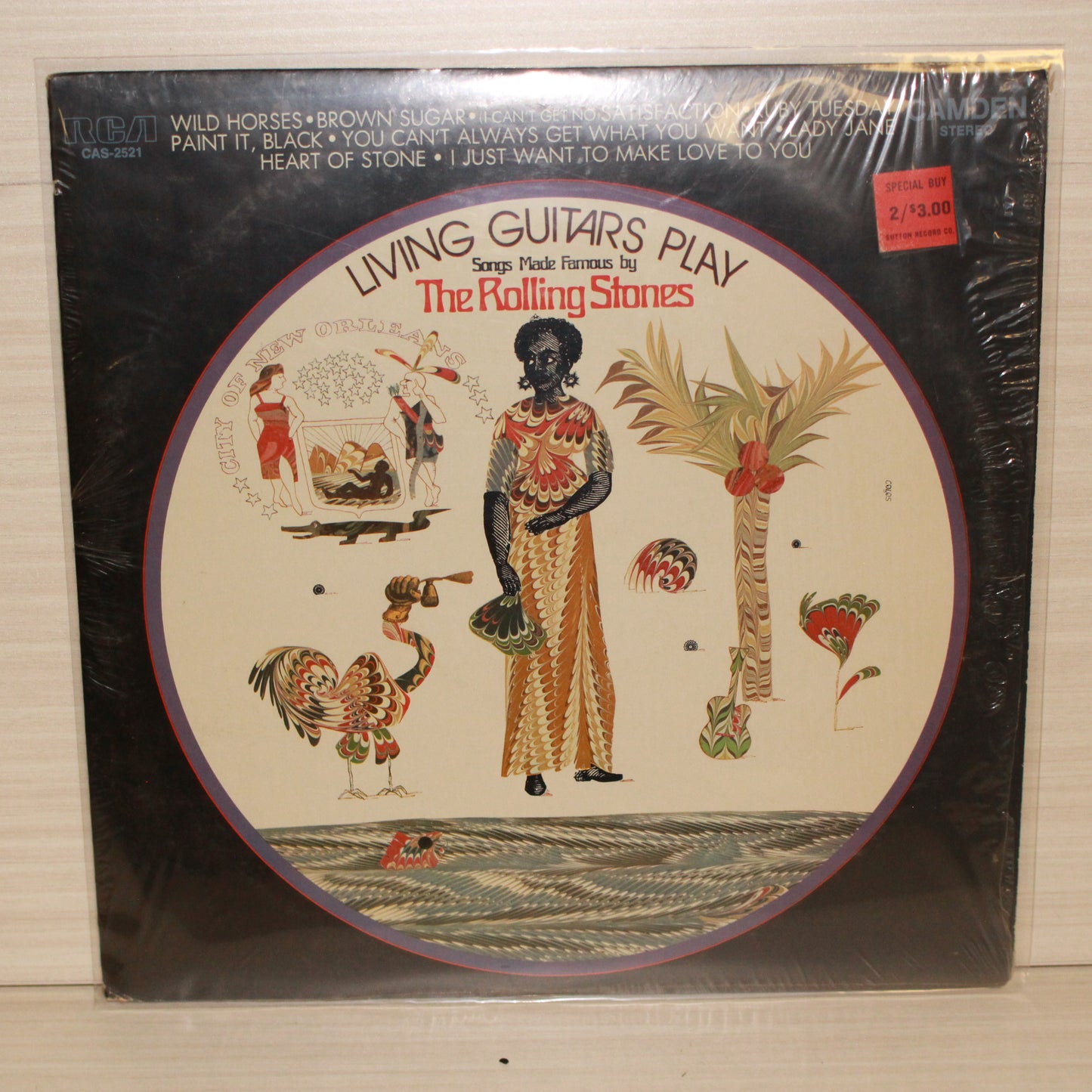Living Guitars : Living Guitars Play Songs Made Famous By The Rolling Stones (LP,Album,Stereo)
