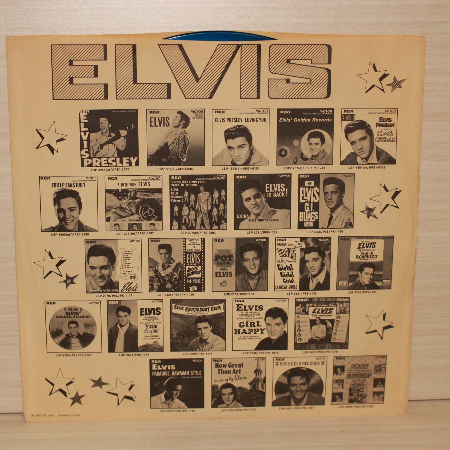 Elvis Presley : Moody Blue (LP,Album,Stereo)