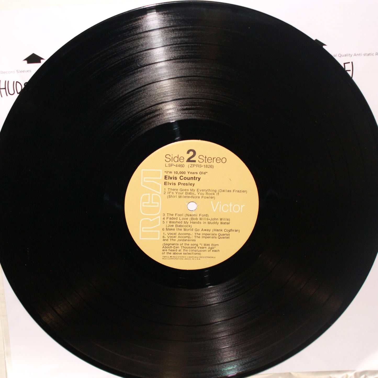 Elvis Presley : Elvis Country (I'm 10,000 Years Old) (LP,Album,Stereo)