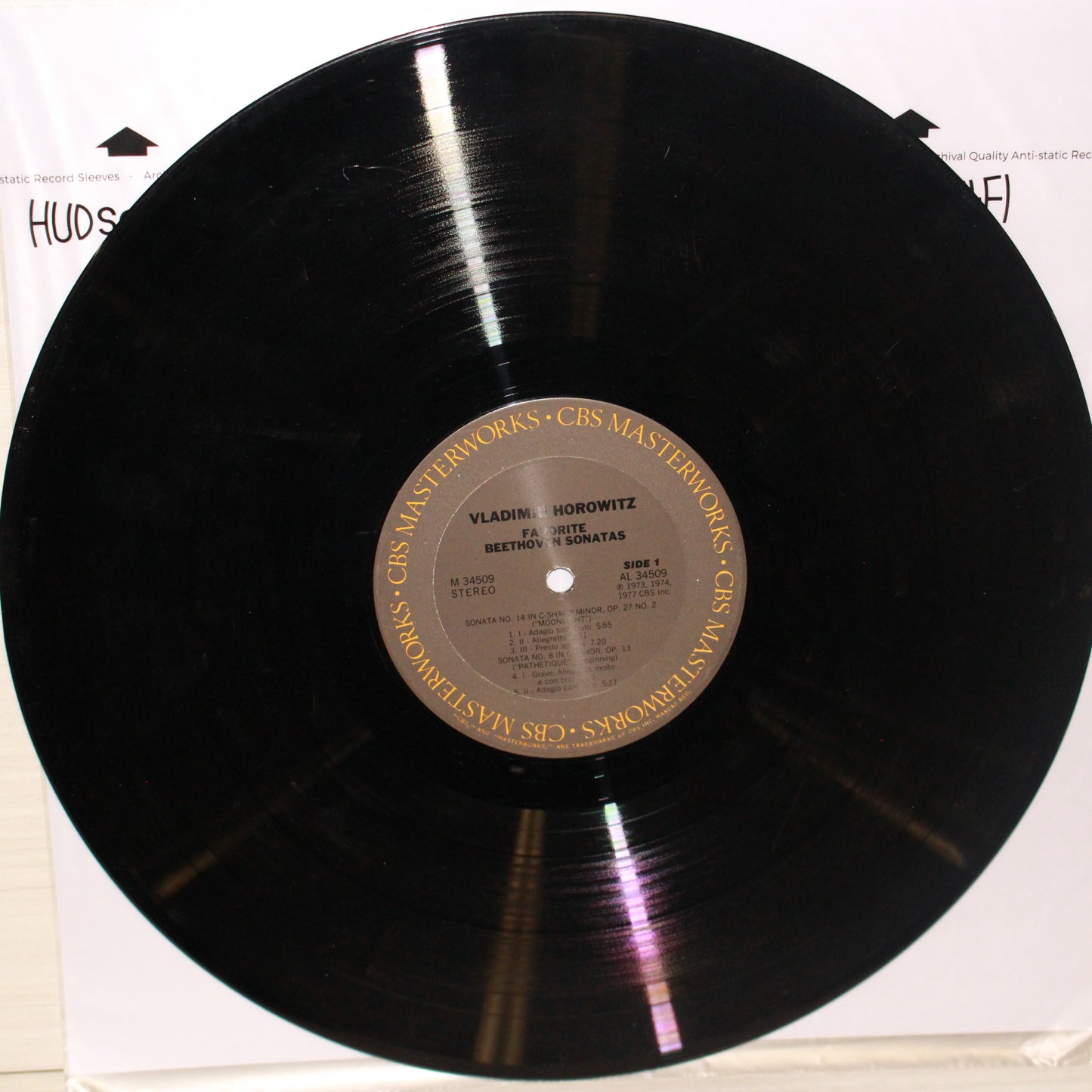 Vladimir Horowitz : Favorite Beethoven Sonatas (LP,Album,Compilation,Stereo)