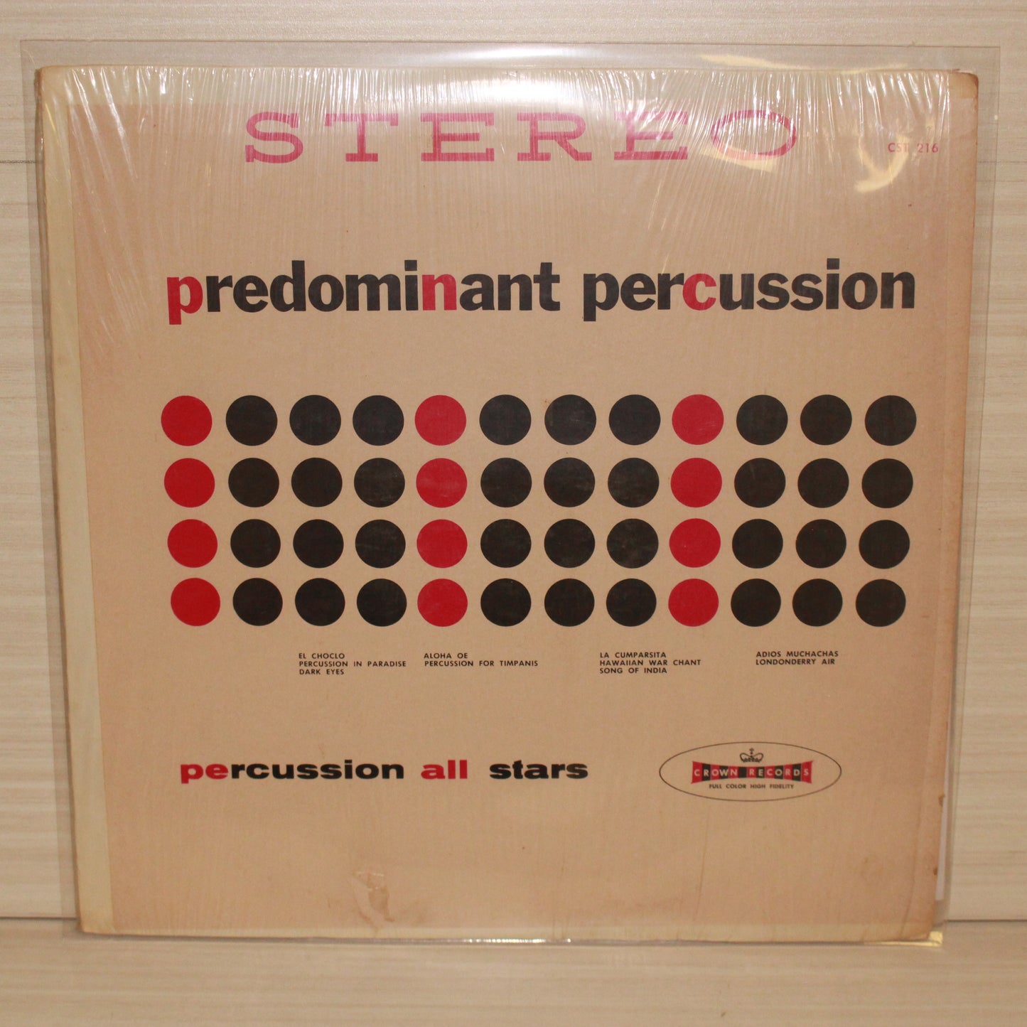 Percussion All Stars : Predominant Percussion (LP,Stereo)