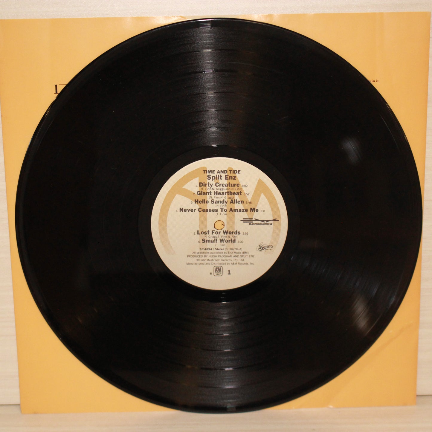 Split Enz : Time And Tide (LP,Album,Stereo)