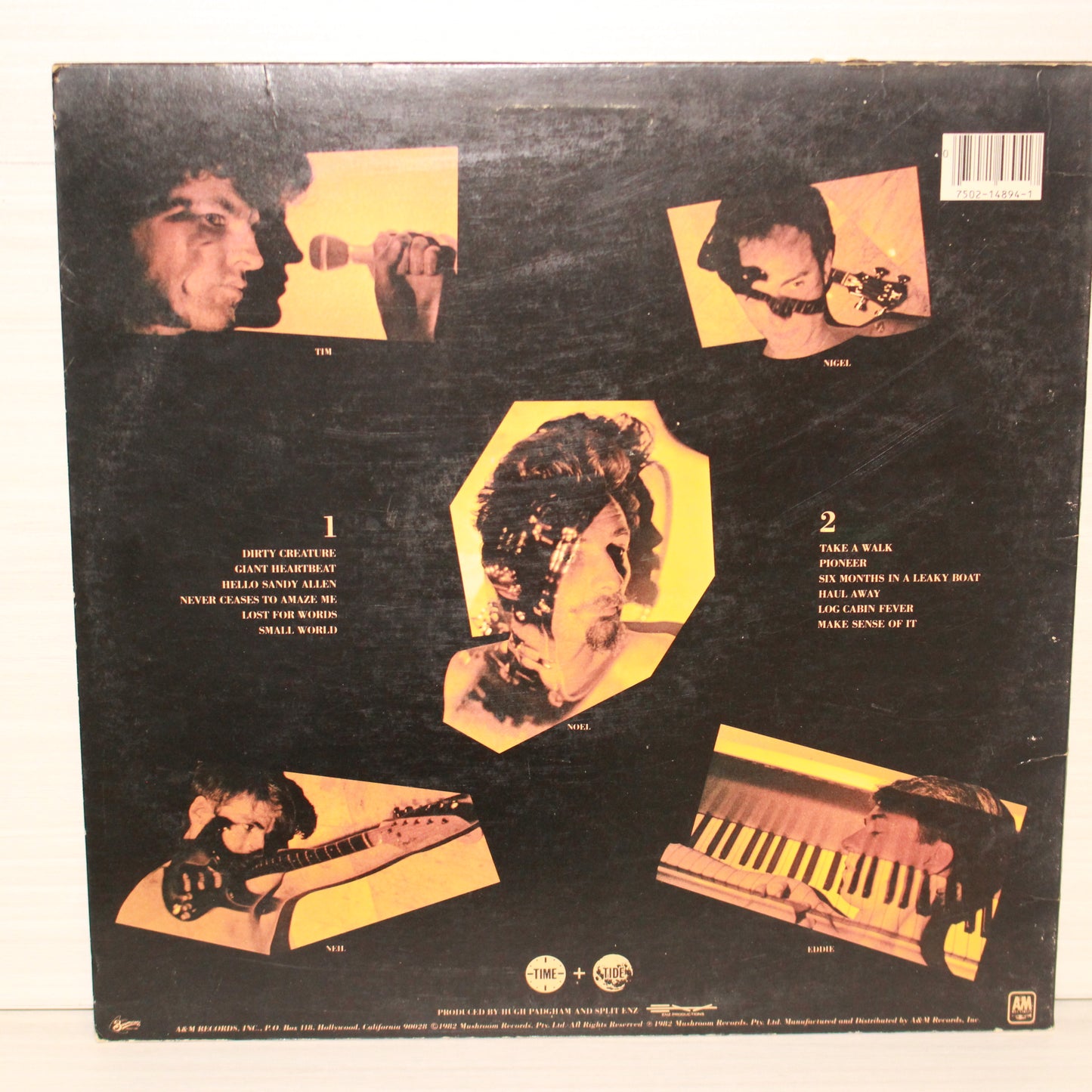 Split Enz : Time And Tide (LP,Album,Stereo)