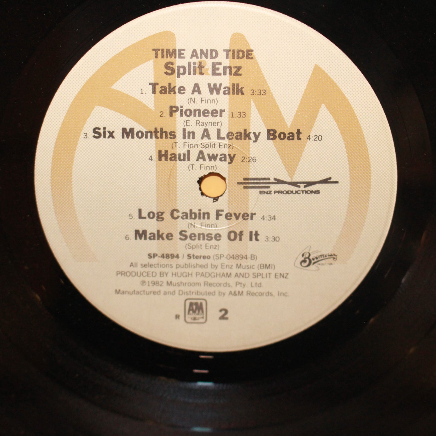Split Enz : Time And Tide (LP,Album,Stereo)