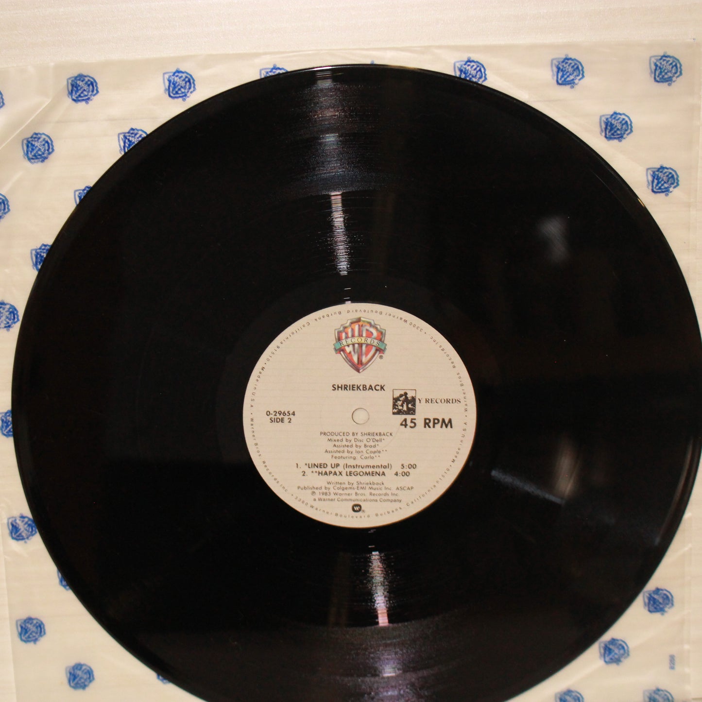Shriekback : Lined Up (12",Maxi-Single,45 RPM)