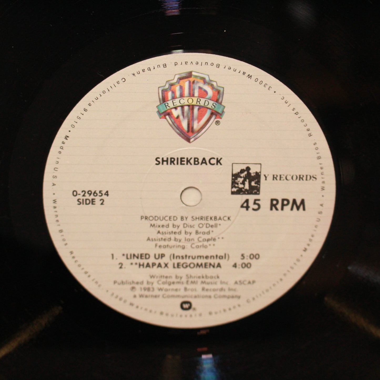Shriekback : Lined Up (12",Maxi-Single,45 RPM)
