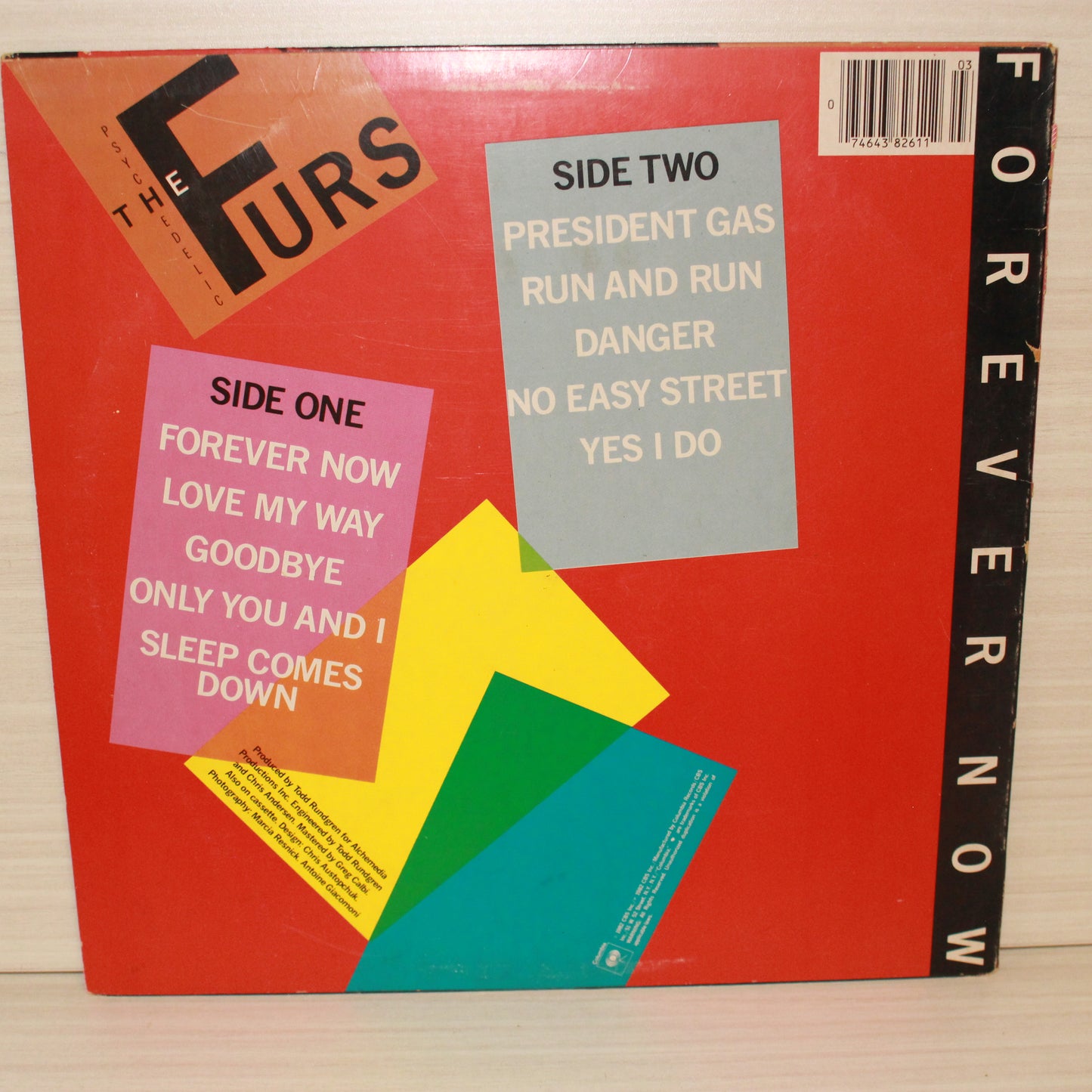The Psychedelic Furs : Forever Now (LP,Album,Stereo)