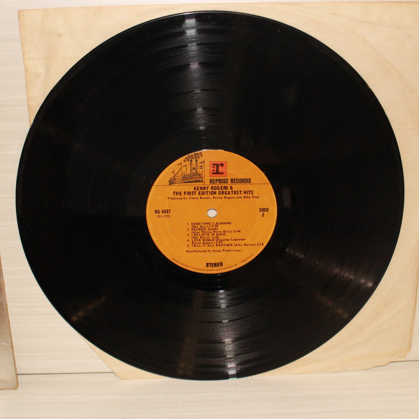 Kenny Rogers & The First Edition : Greatest Hits (LP,Compilation)