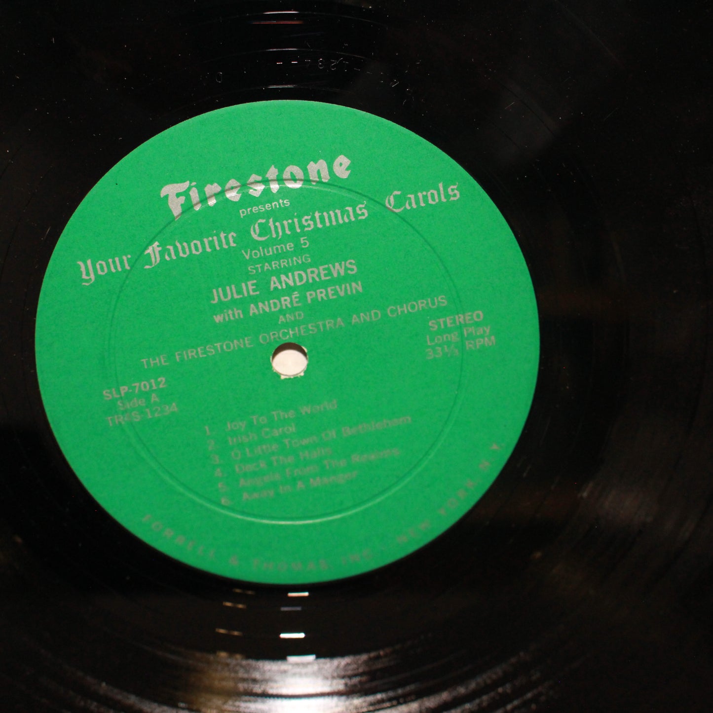 Julie Andrews With André Previn And Firestone Orchestra And Chorus, The : Your Favorite Christmas Carols Volume 5 (LP,Album,Stereo)