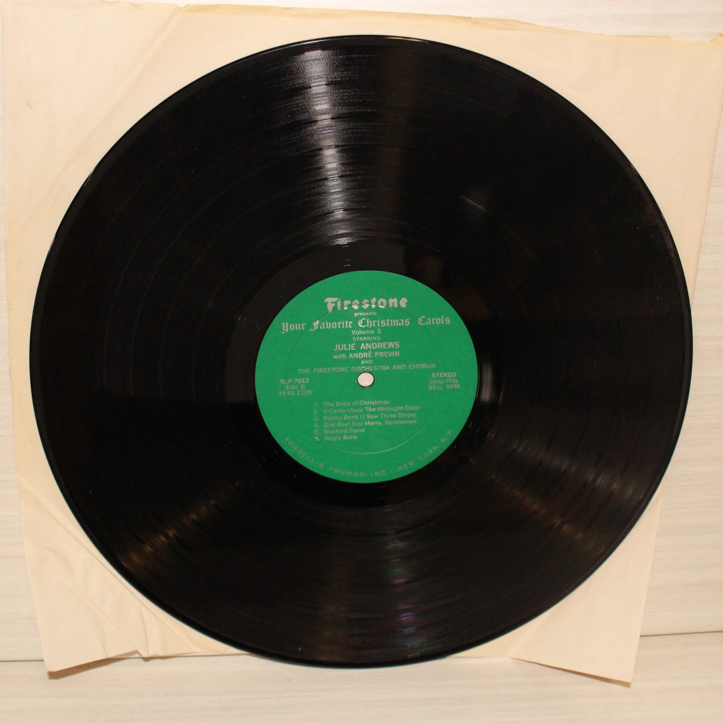 Julie Andrews With André Previn And Firestone Orchestra And Chorus, The : Your Favorite Christmas Carols Volume 5 (LP,Album,Stereo)