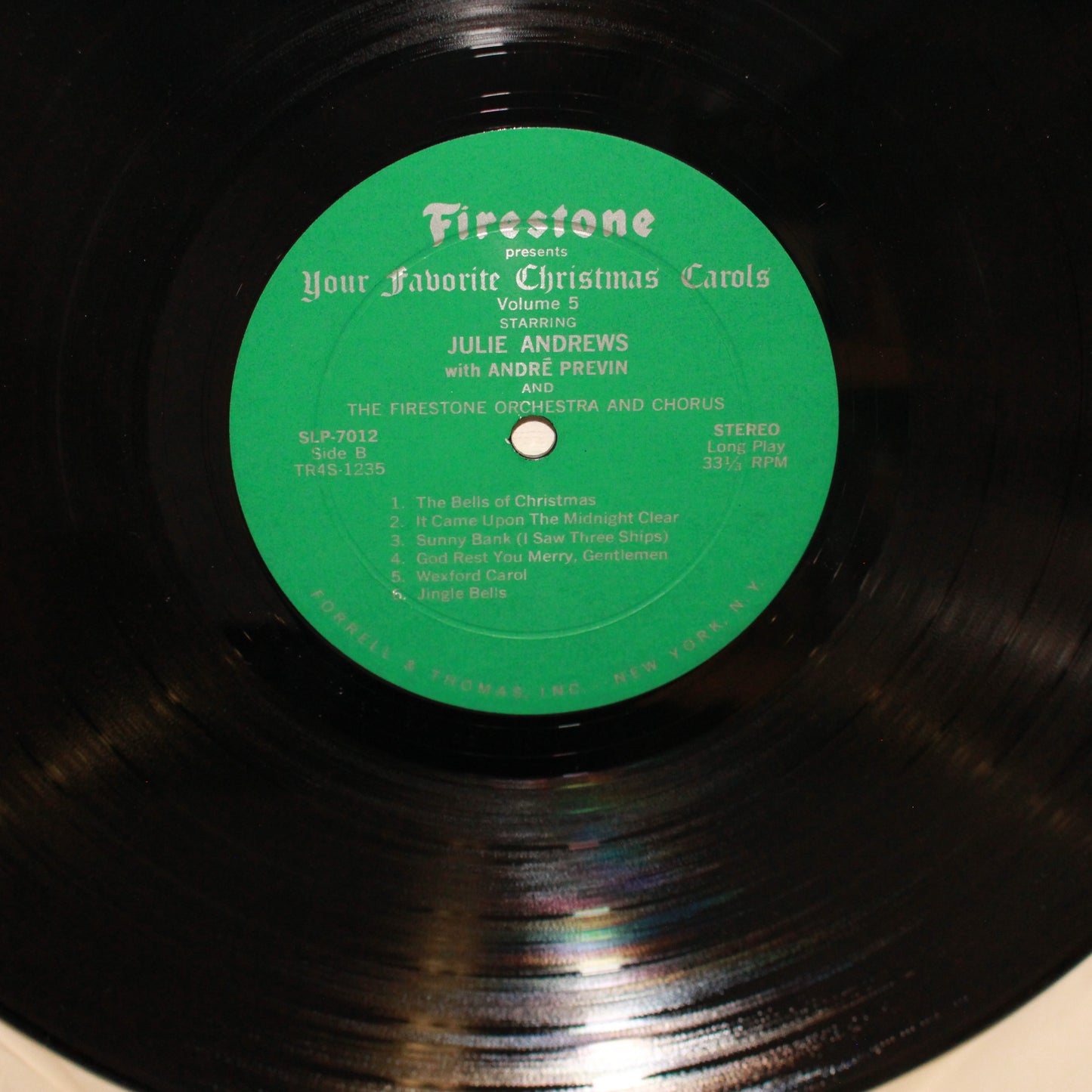 Julie Andrews With André Previn And Firestone Orchestra And Chorus, The : Your Favorite Christmas Carols Volume 5 (LP,Album,Stereo)