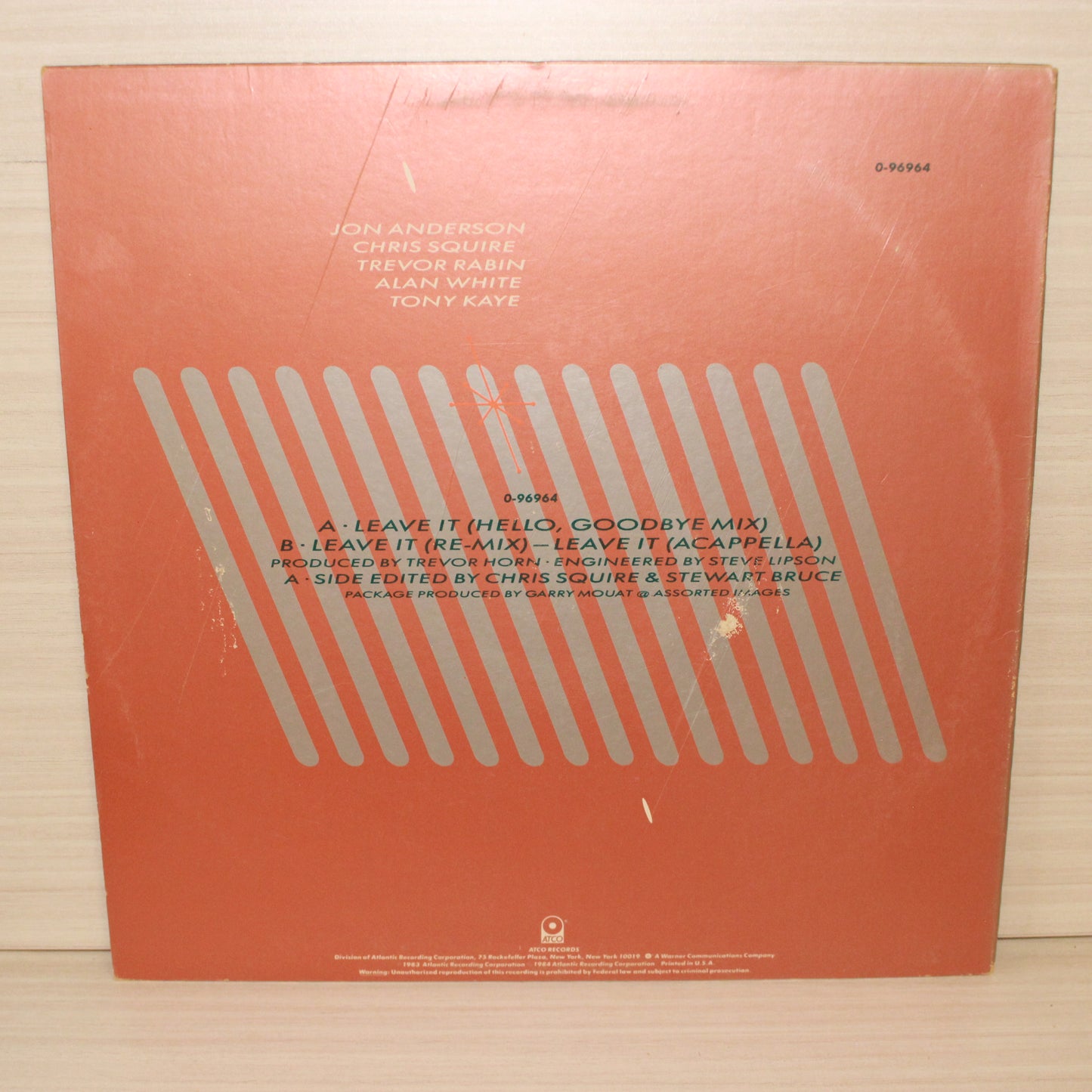 Yes : Leave It (12",33 ⅓ RPM)