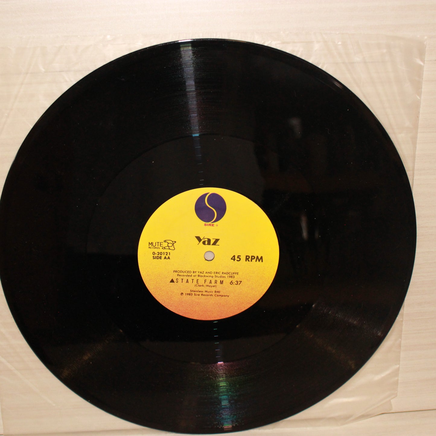 Yazoo : Nobody's Diary / State Farm (12",45 RPM)