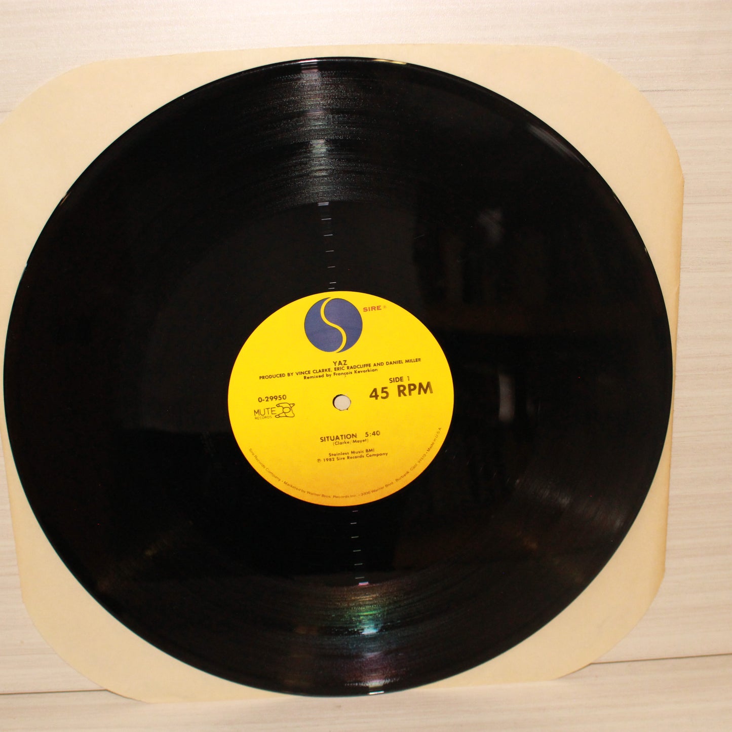 Yazoo : Situation (12",45 RPM)