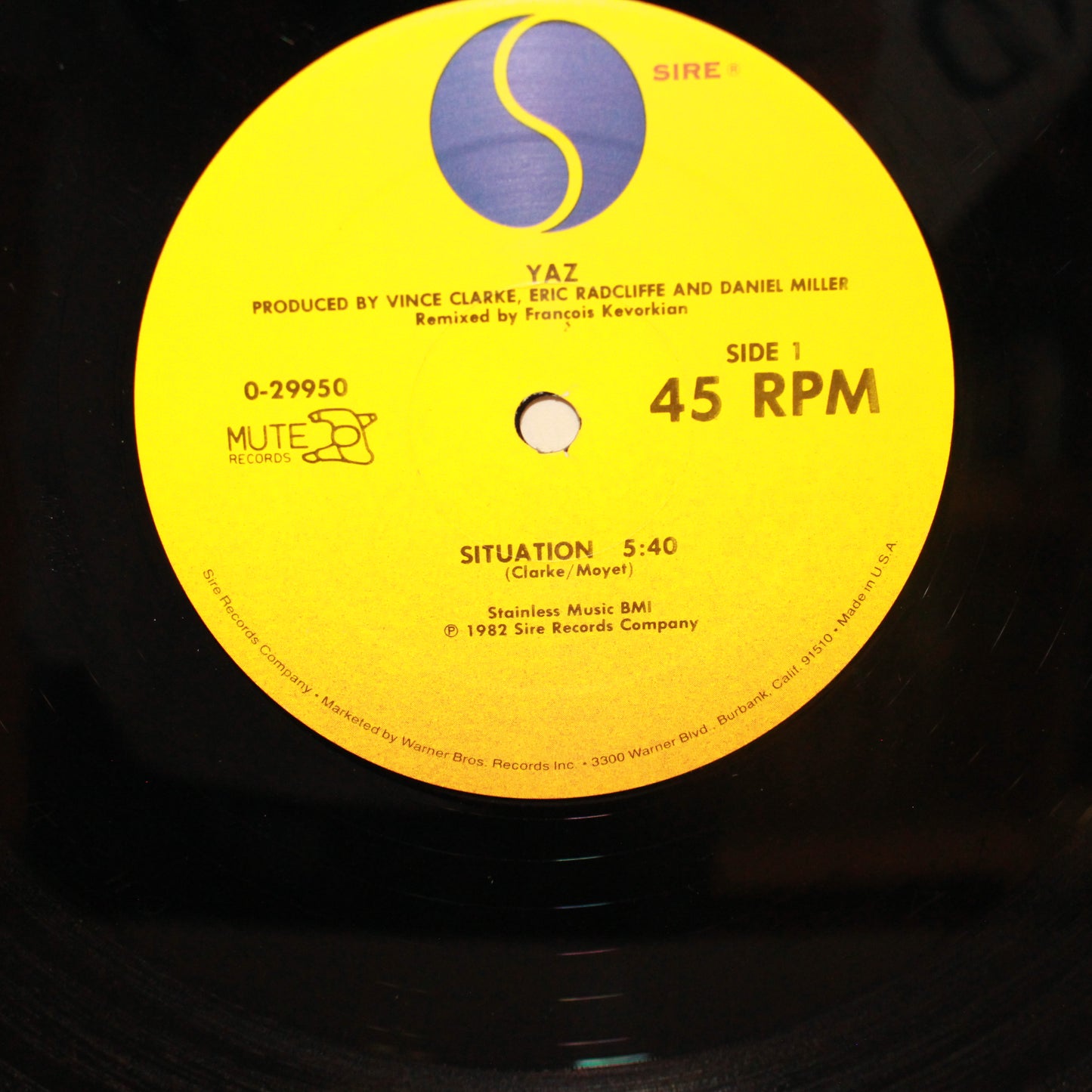 Yazoo : Situation (12",45 RPM)