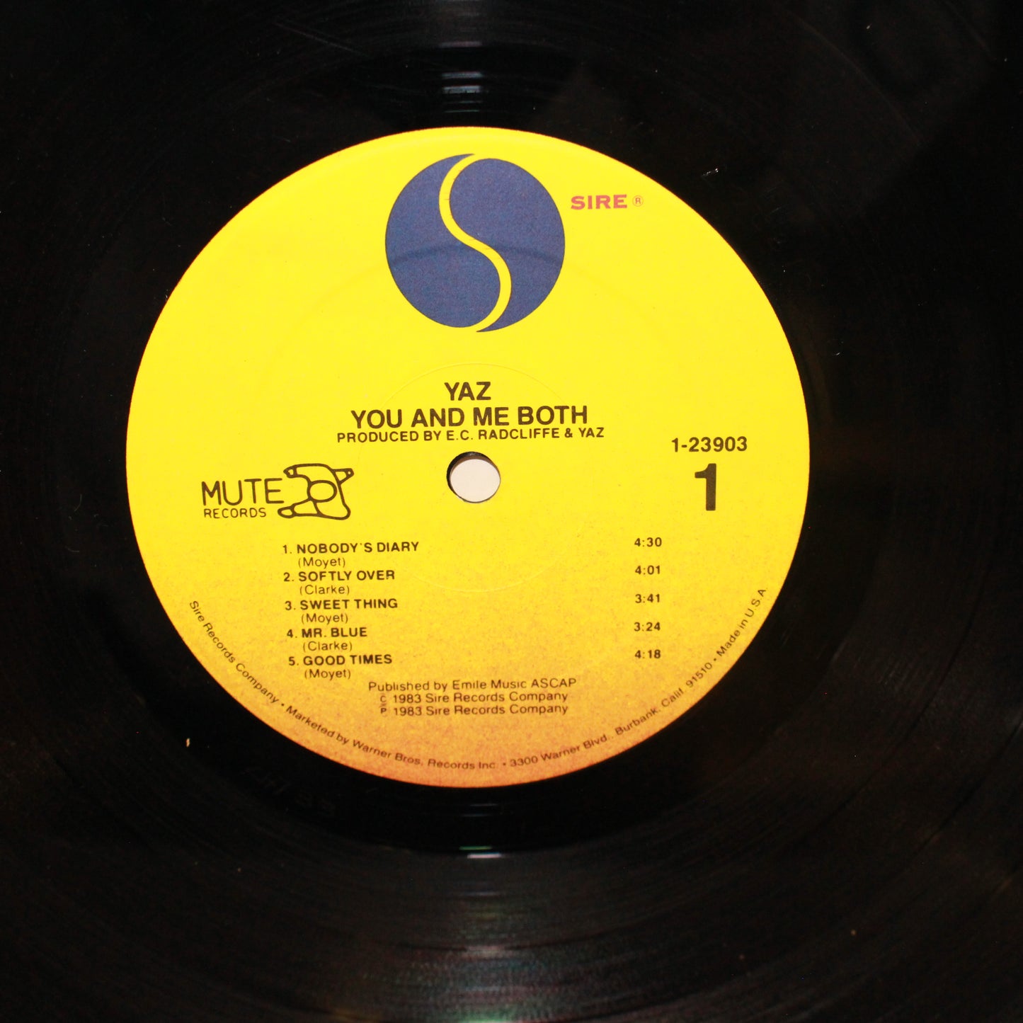 Yazoo : You And Me Both (LP,Album,Stereo)