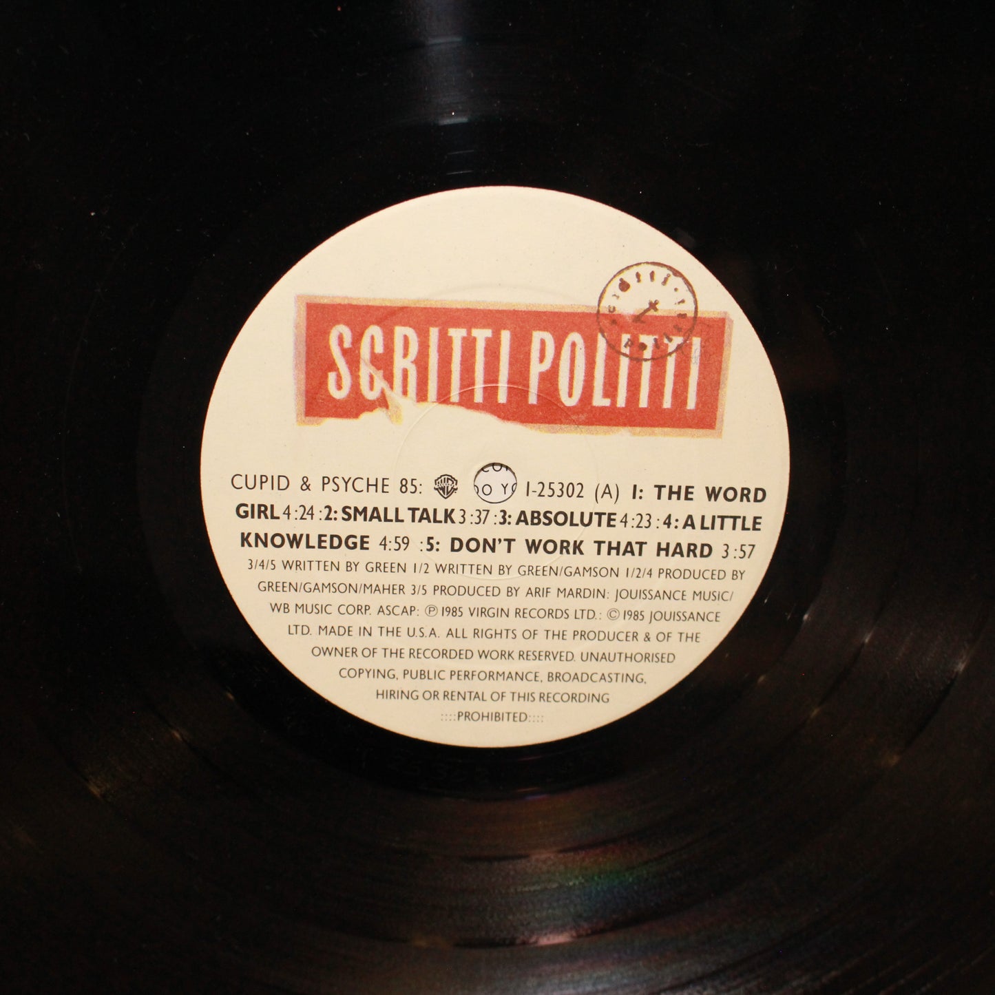 Scritti Politti : Cupid & Psyche 85 (LP,Album)