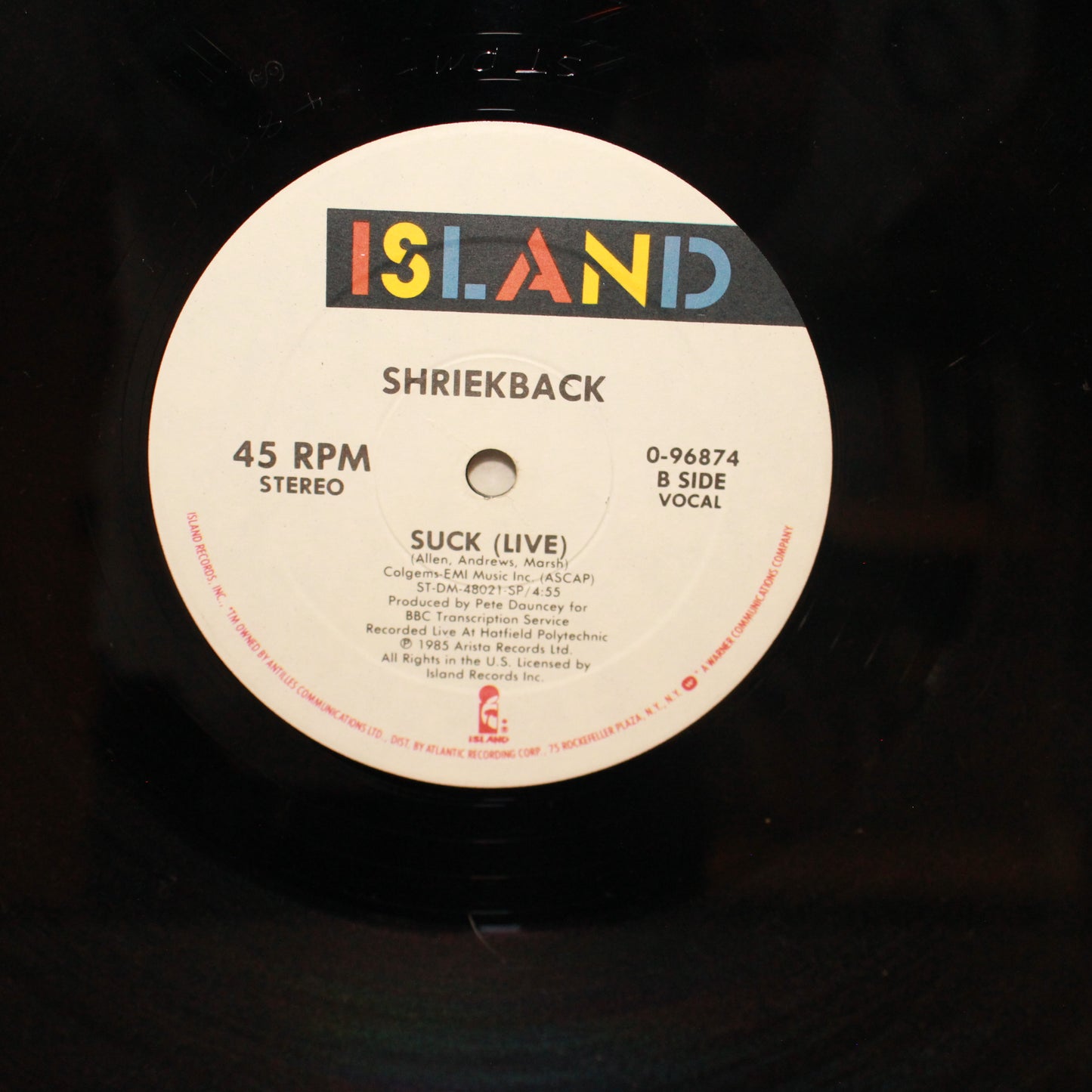 Shriekback : Nemesis (12",45 RPM)