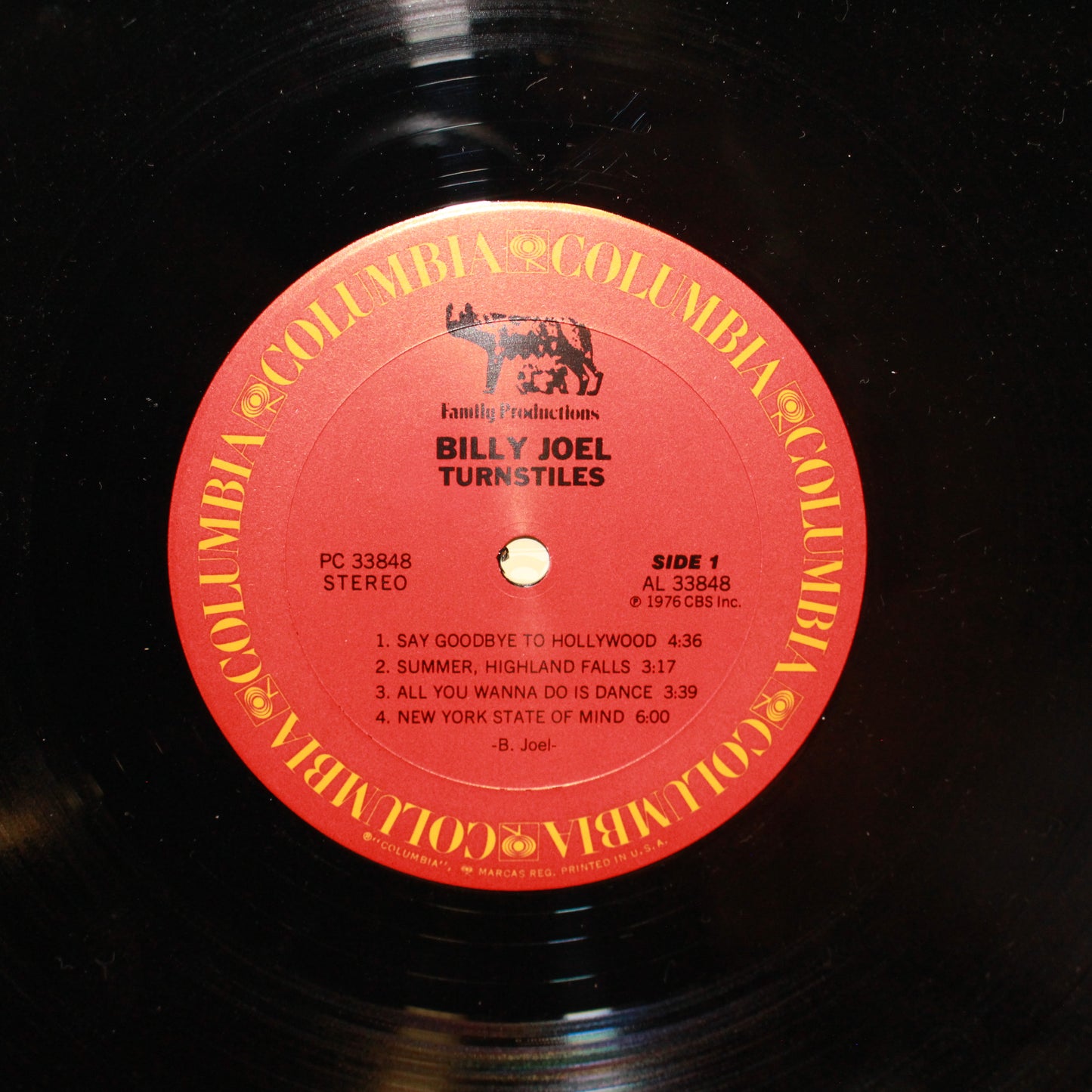 Billy Joel : Turnstiles (LP,Album,Stereo)