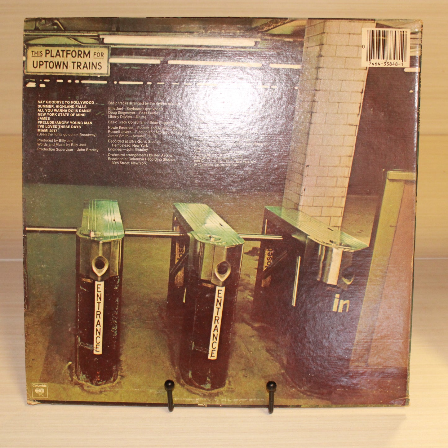 Billy Joel : Turnstiles (LP,Album,Stereo)