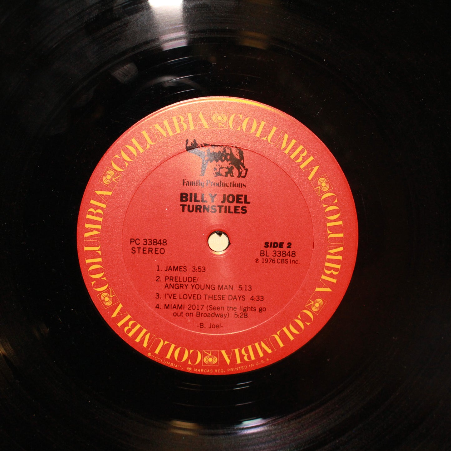 Billy Joel : Turnstiles (LP,Album,Stereo)