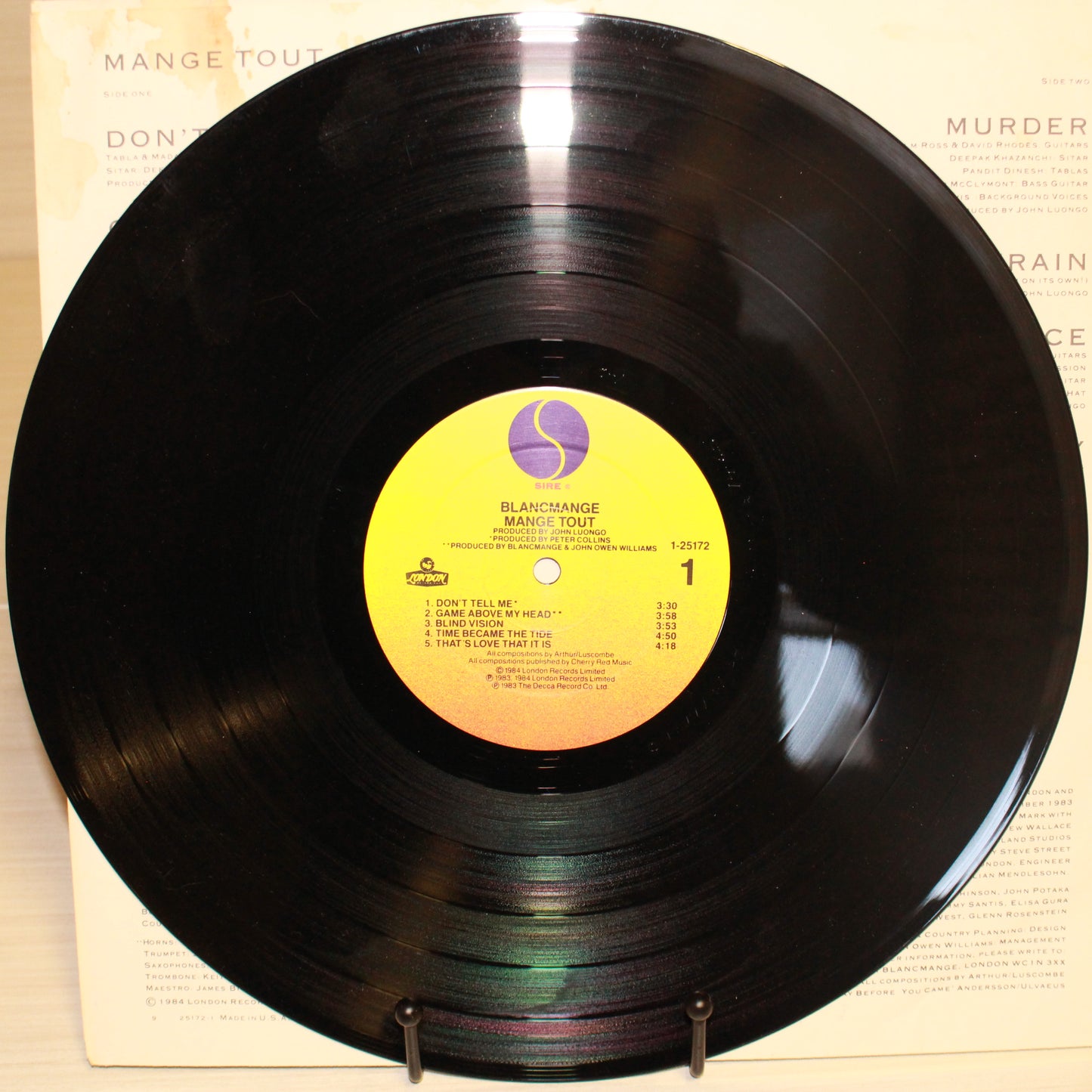 Blancmange : Mange Tout (LP,Album)