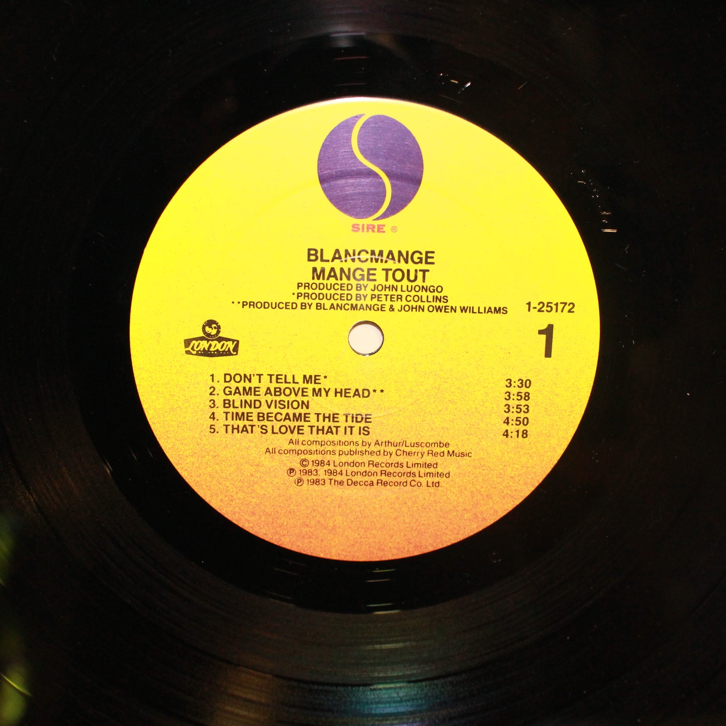 Blancmange : Mange Tout (LP,Album)