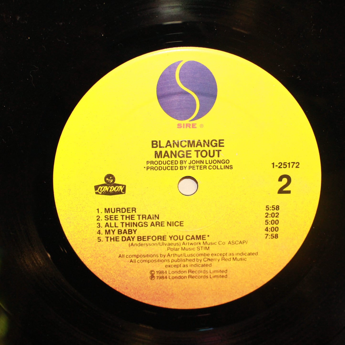 Blancmange : Mange Tout (LP,Album)