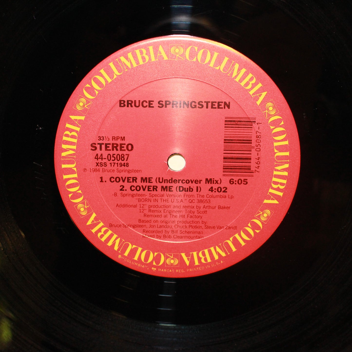 Bruce Springsteen : Cover Me (12",33 ⅓ RPM)