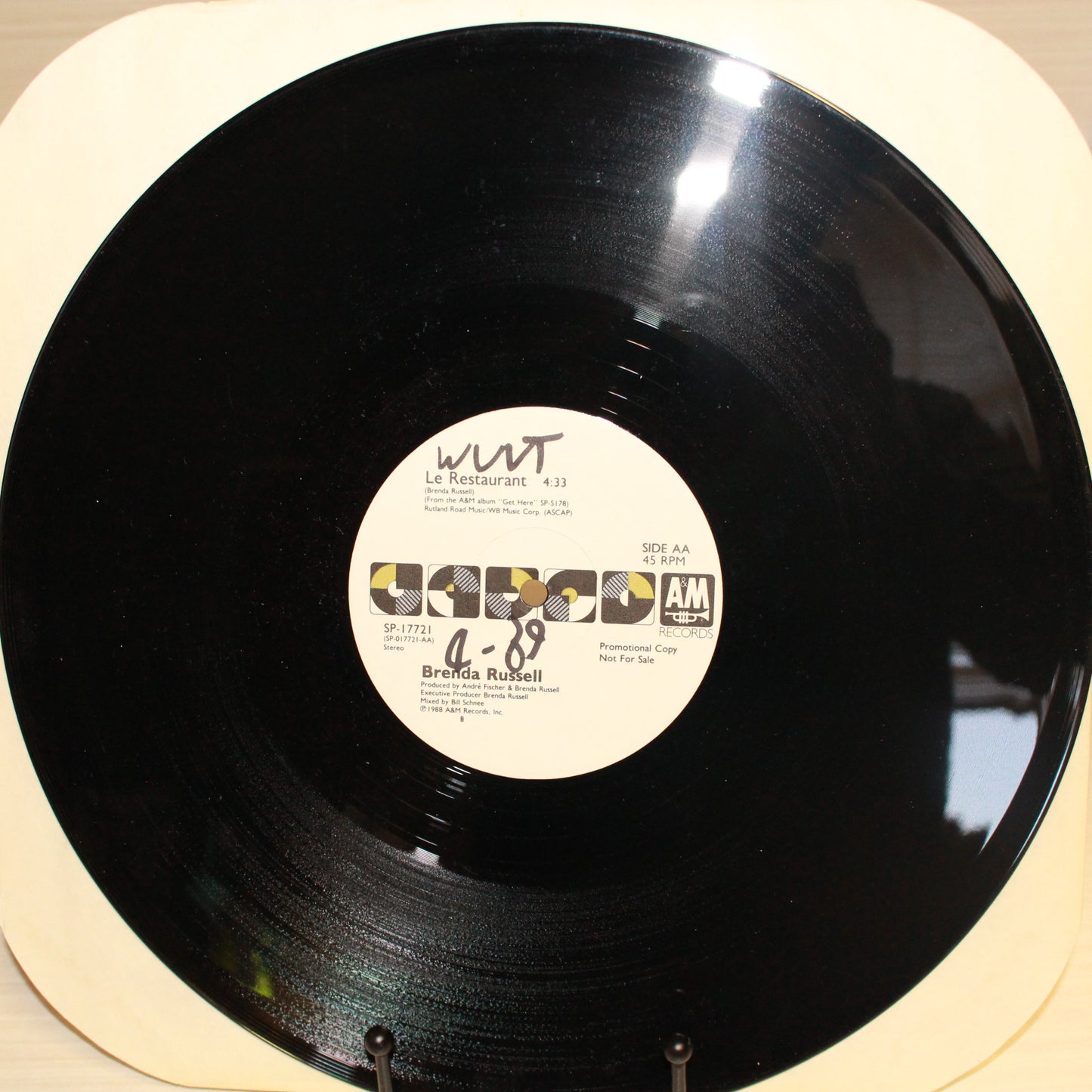 Brenda Russell (2) : Le Restaurant (12",45 RPM,Single,Promo)