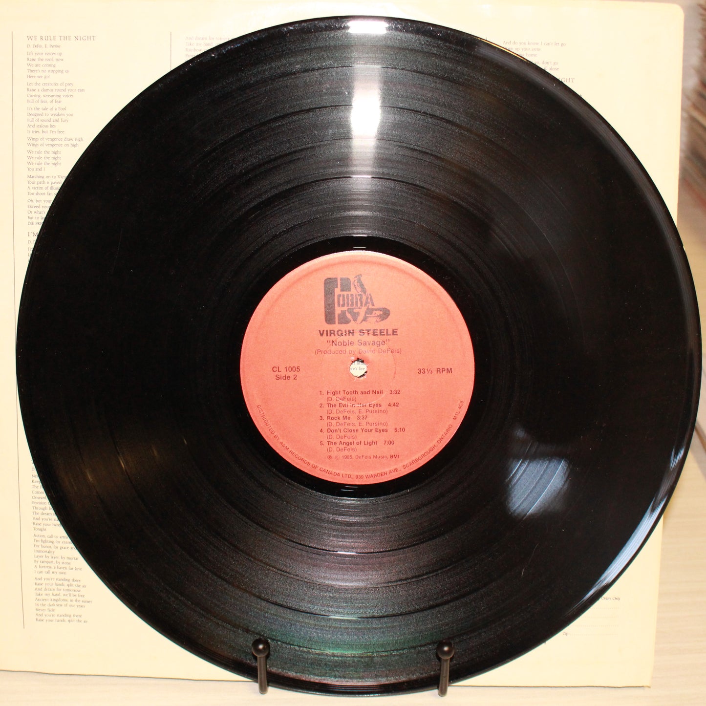 Virgin Steele : Noble Savage (LP,Album)