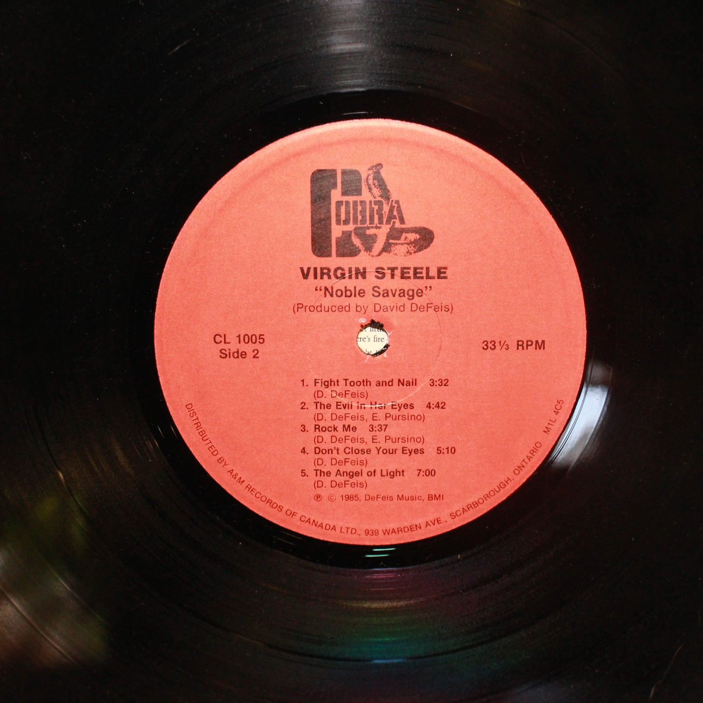 Virgin Steele : Noble Savage (LP,Album)