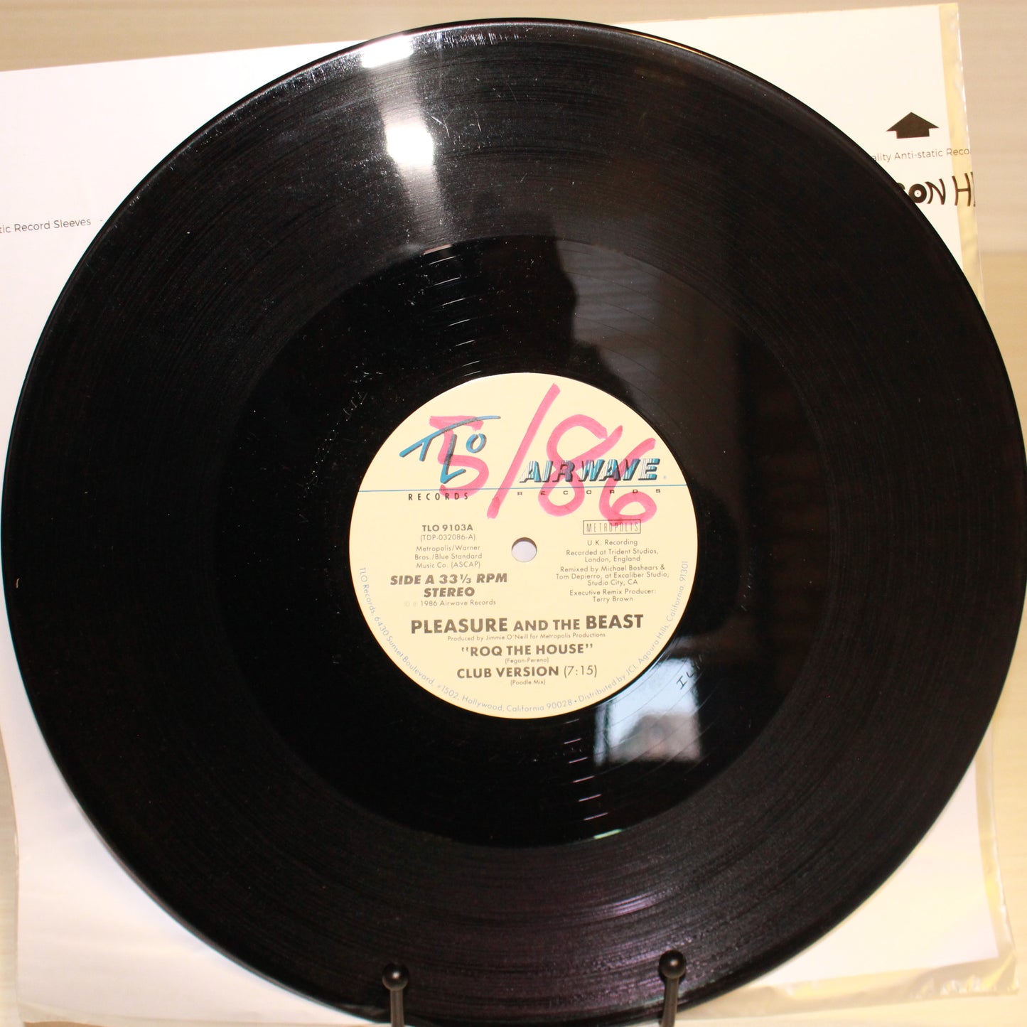 Pleasure And The Beast : Roq The House (12",33 ⅓ RPM,Single)