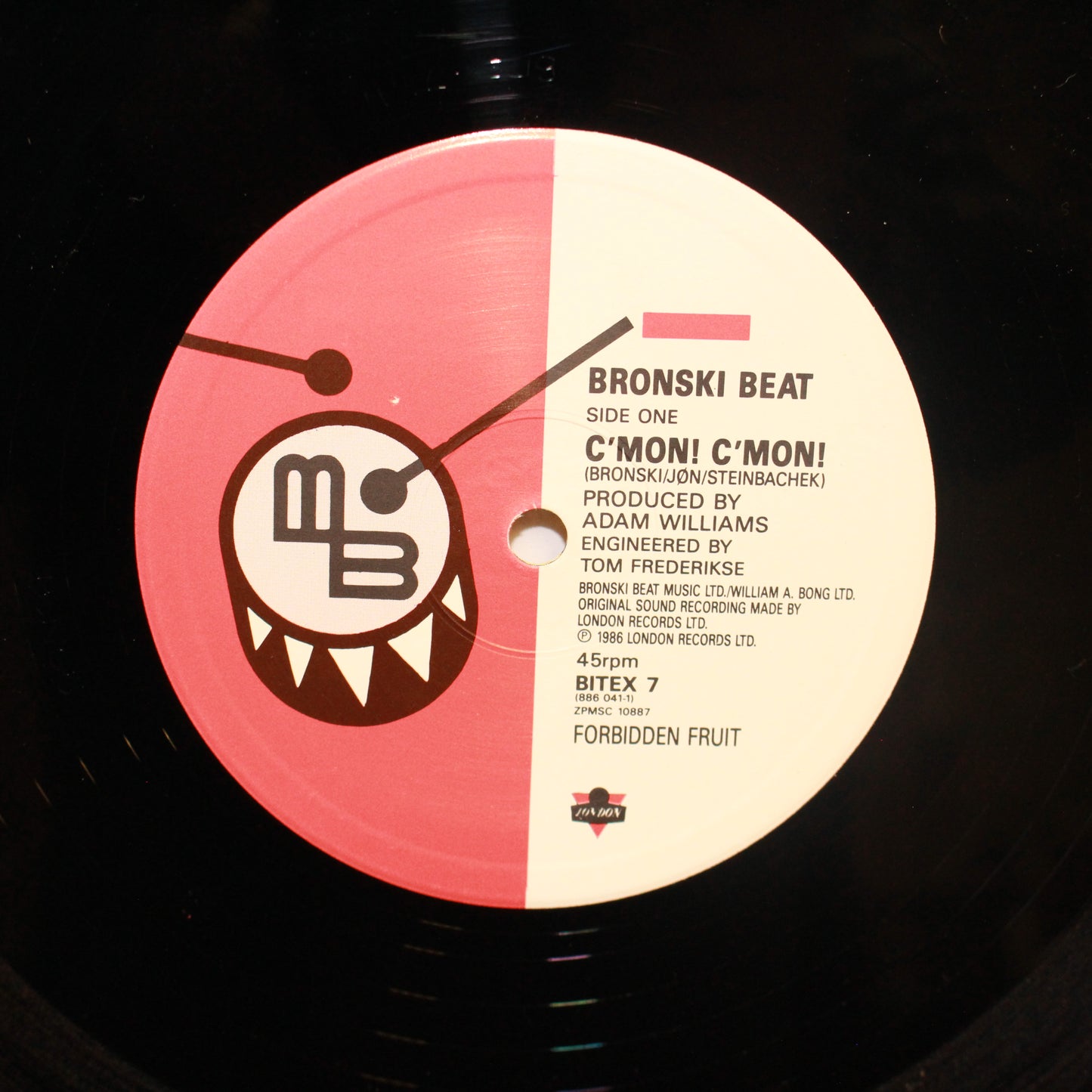 Bronski Beat : C'mon! C'mon! (12",45 RPM,Single)