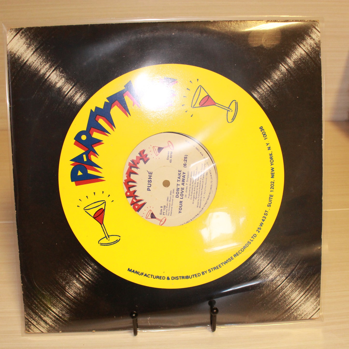 Pushé : Don't Take Your Love Away (12",45 RPM,Stereo)