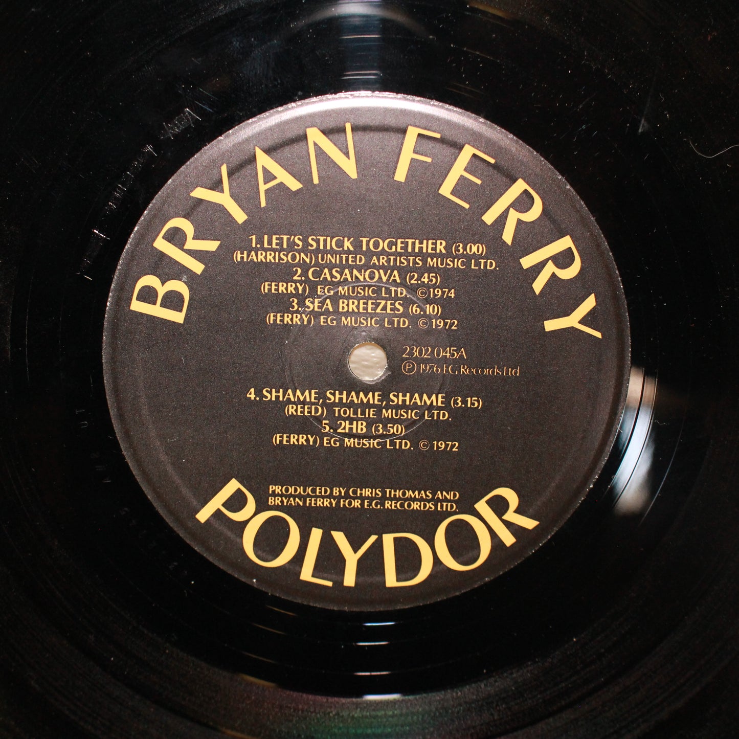 Bryan Ferry : Let's Stick Together (LP,Album,Stereo)
