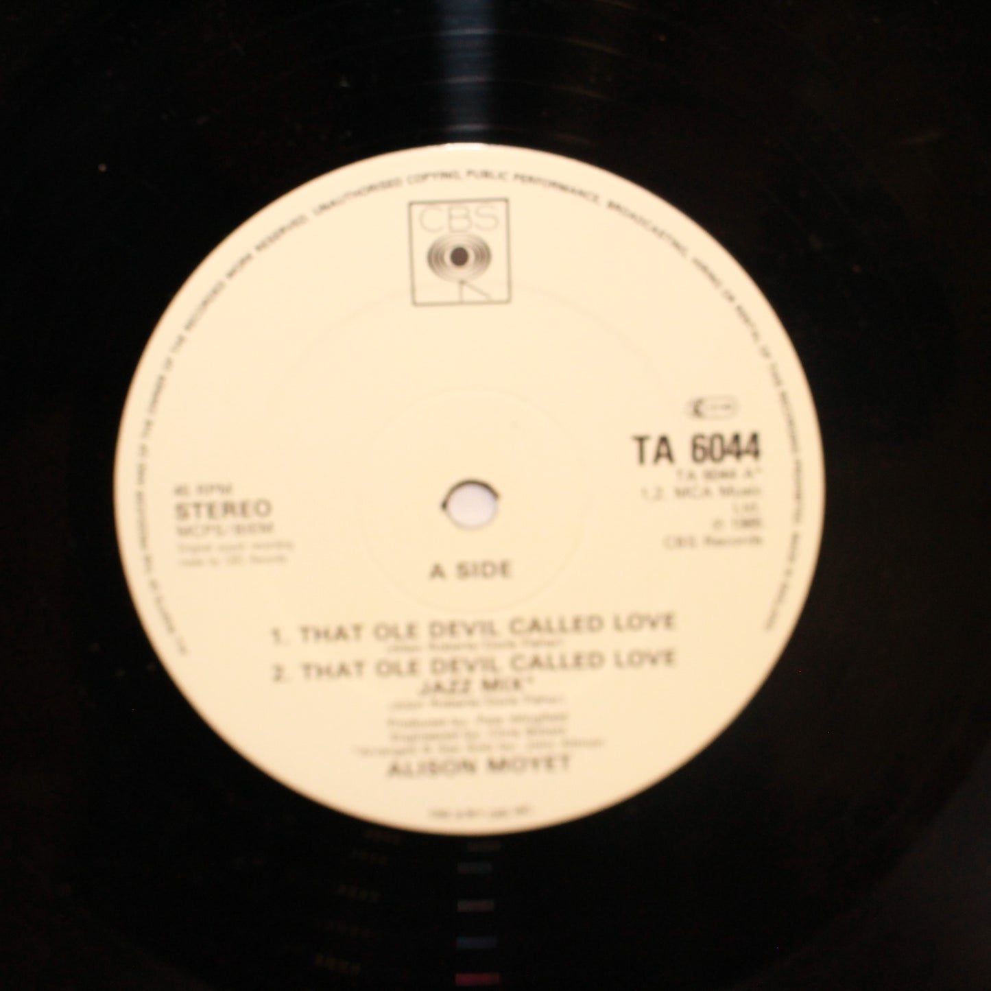 Alison Moyet : That Ole Devil Called Love (12",45 RPM,Single)