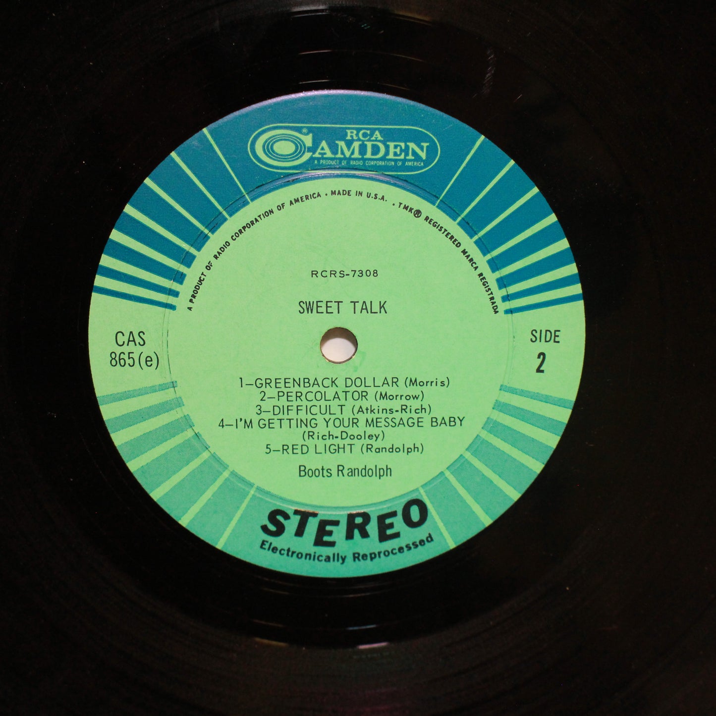 Boots Randolph : Sweet Talk (LP,Album,Stereo)