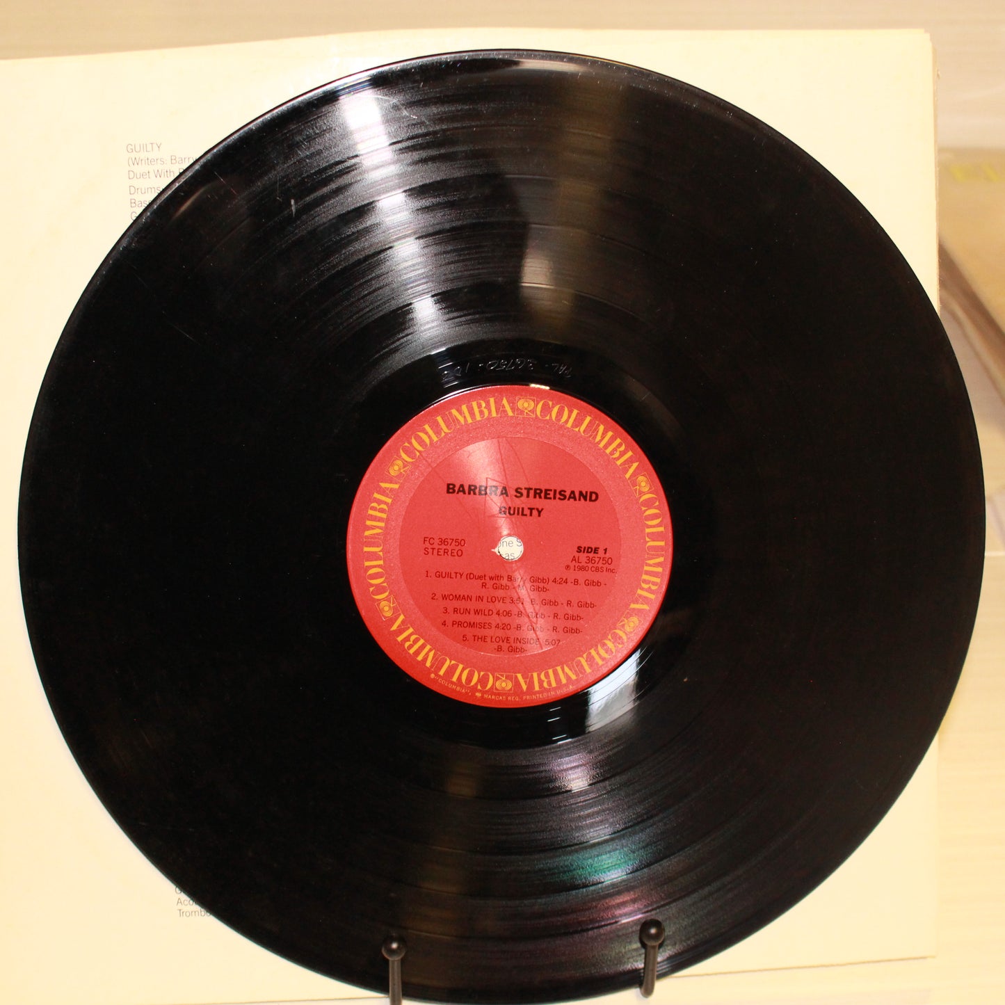 Barbra Streisand : Guilty (LP,Album)