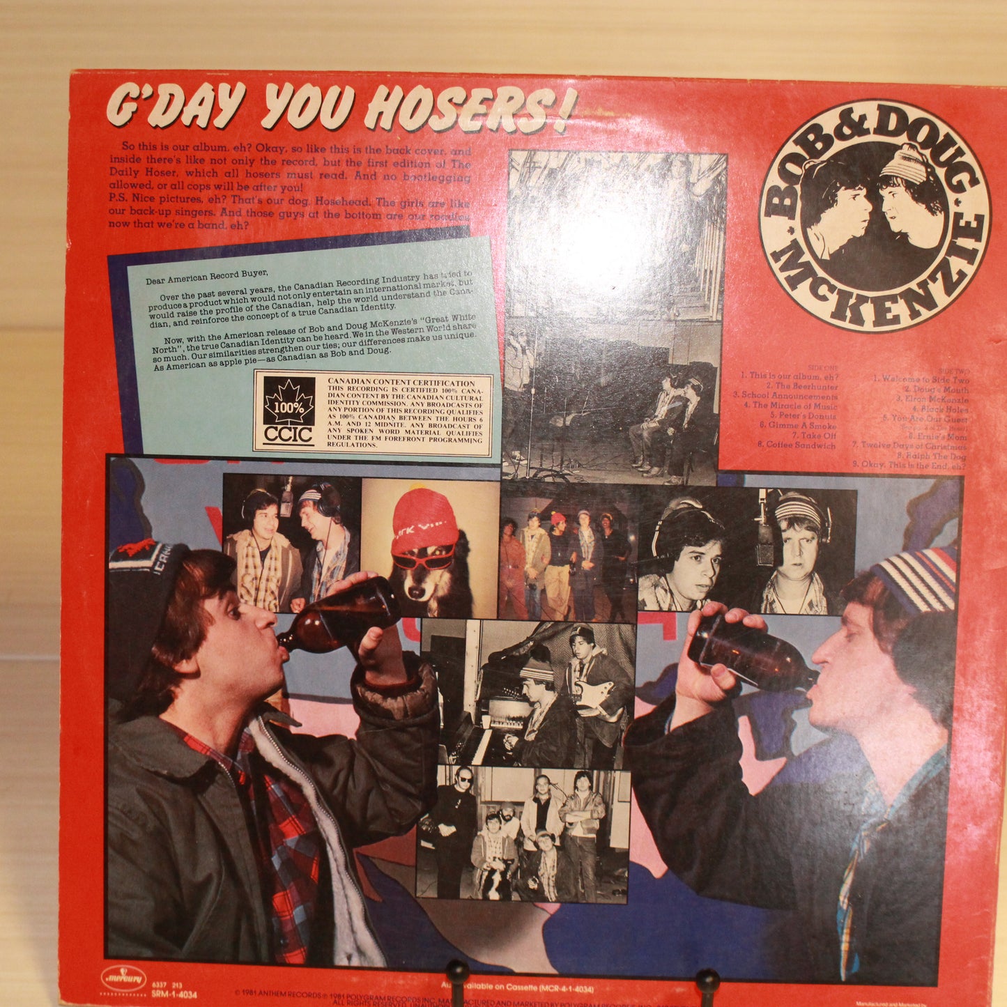 Bob & Doug McKenzie : Great White North (LP,Album)