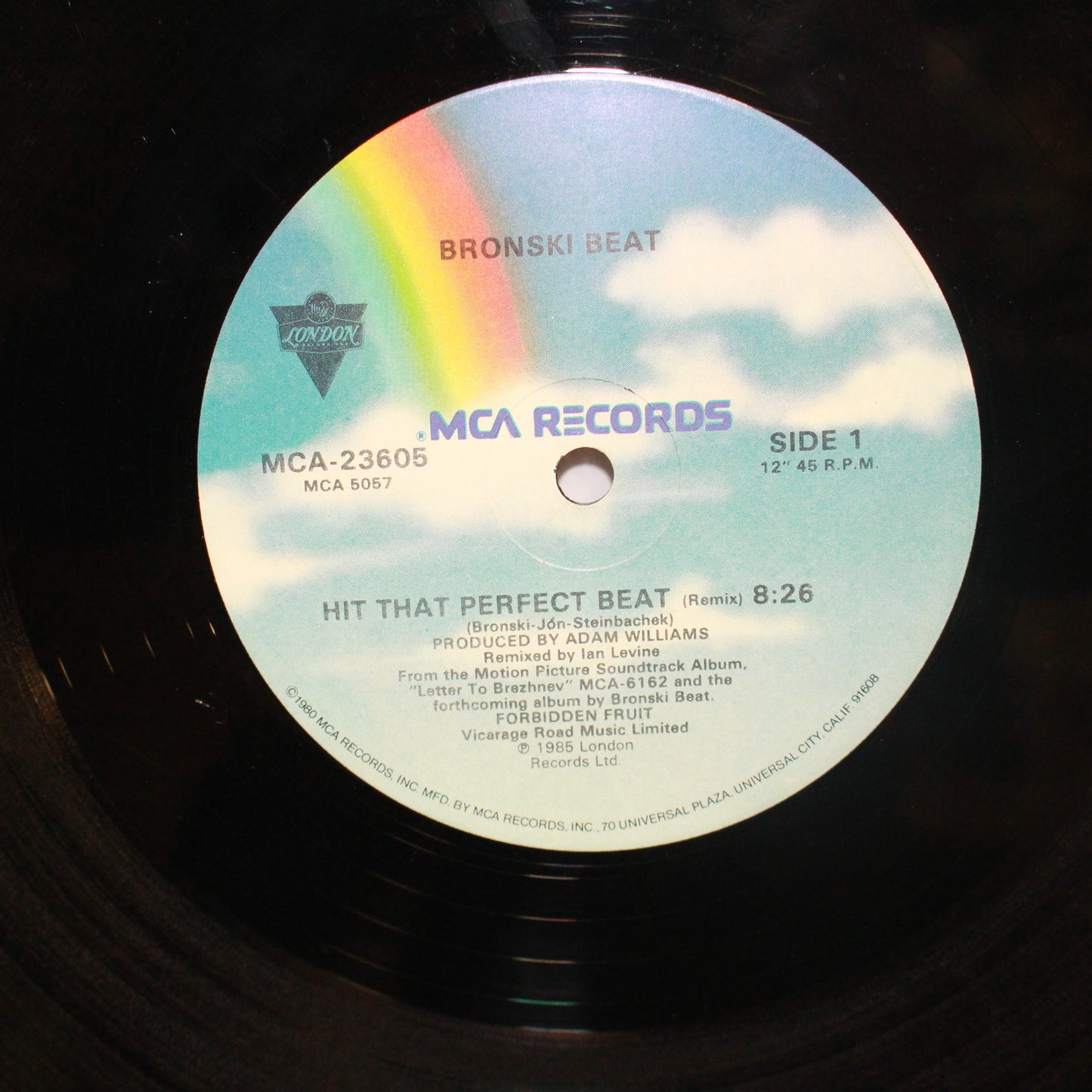 Bronski Beat : Hit That Perfect Beat (12" Version) (12",Single,45 RPM)