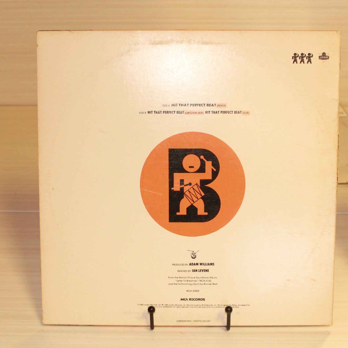 Bronski Beat : Hit That Perfect Beat (12" Version) (12",Single,45 RPM)