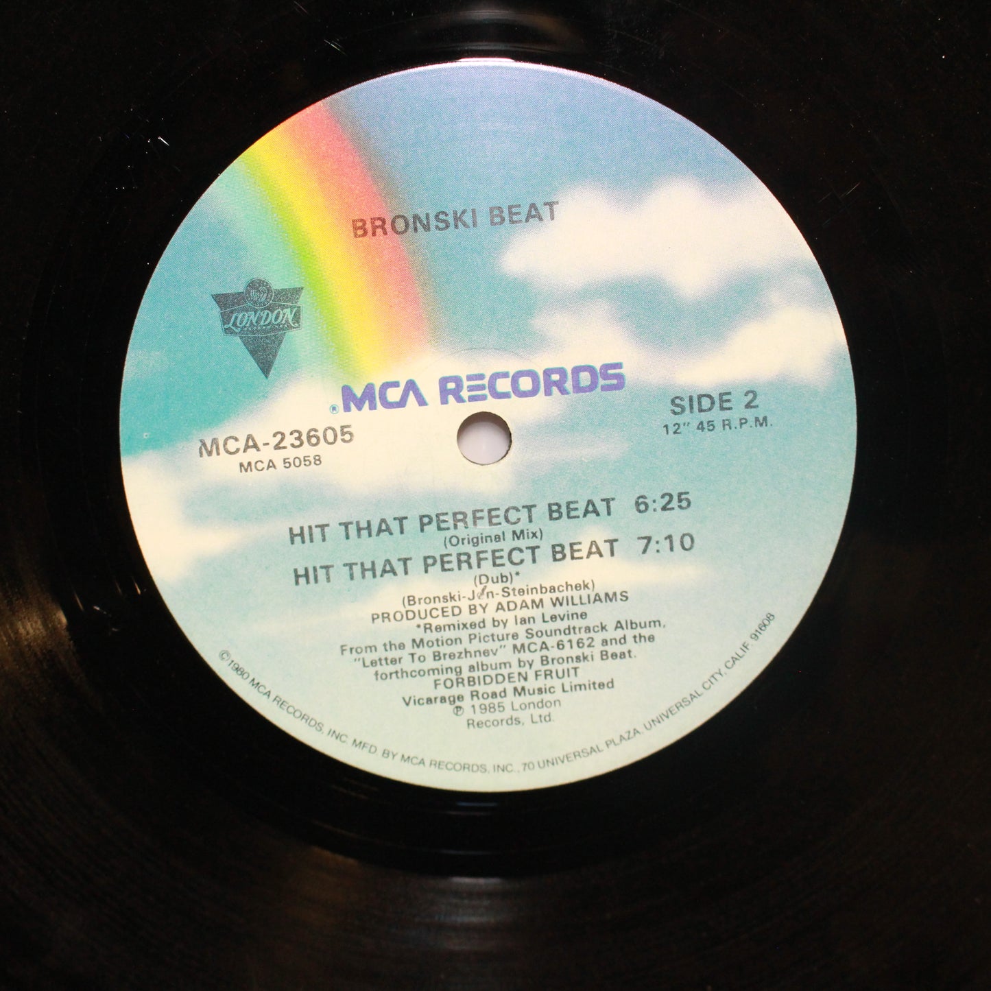 Bronski Beat : Hit That Perfect Beat (12" Version) (12",Single,45 RPM)