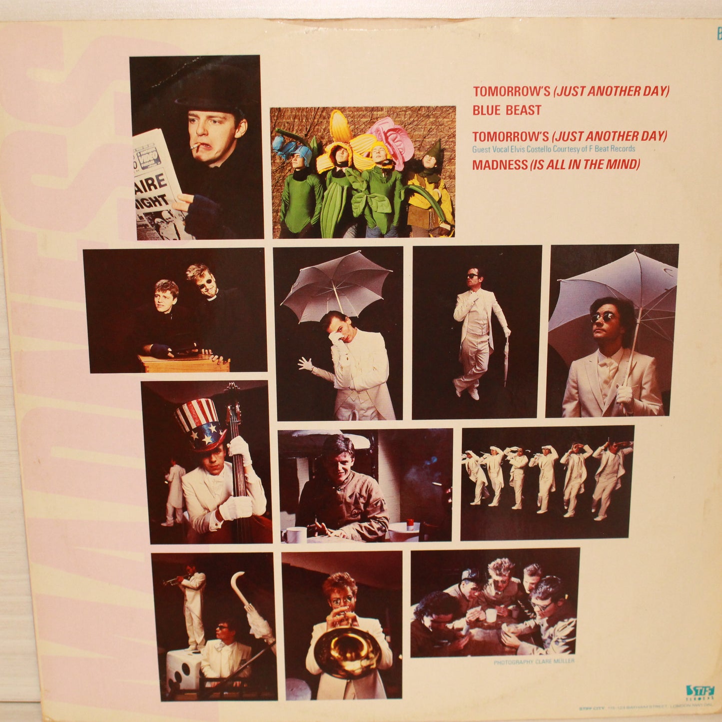 Madness : Tomorrow's Just Another Day (Warped 12" Version) (12",45 RPM,Limited Edition)