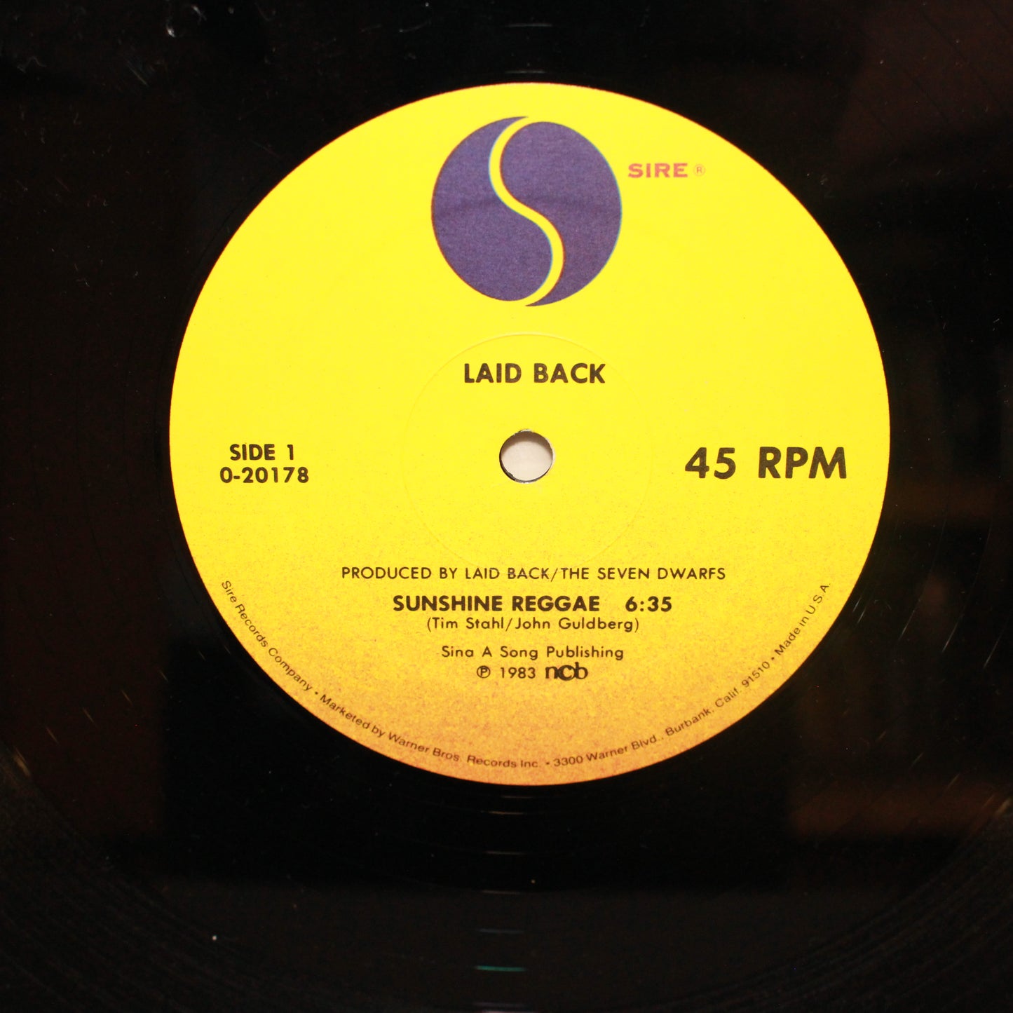 Laid Back : Sunshine Reggae / White Horse (12",45 RPM,Maxi-Single)