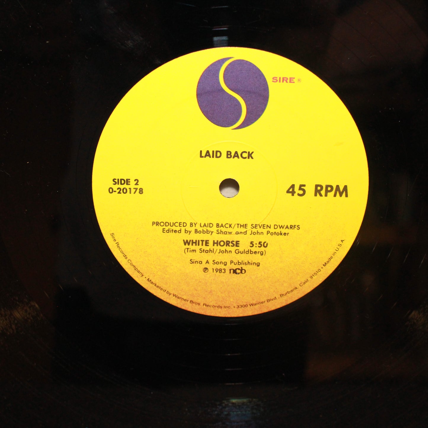 Laid Back : Sunshine Reggae / White Horse (12",45 RPM,Maxi-Single)