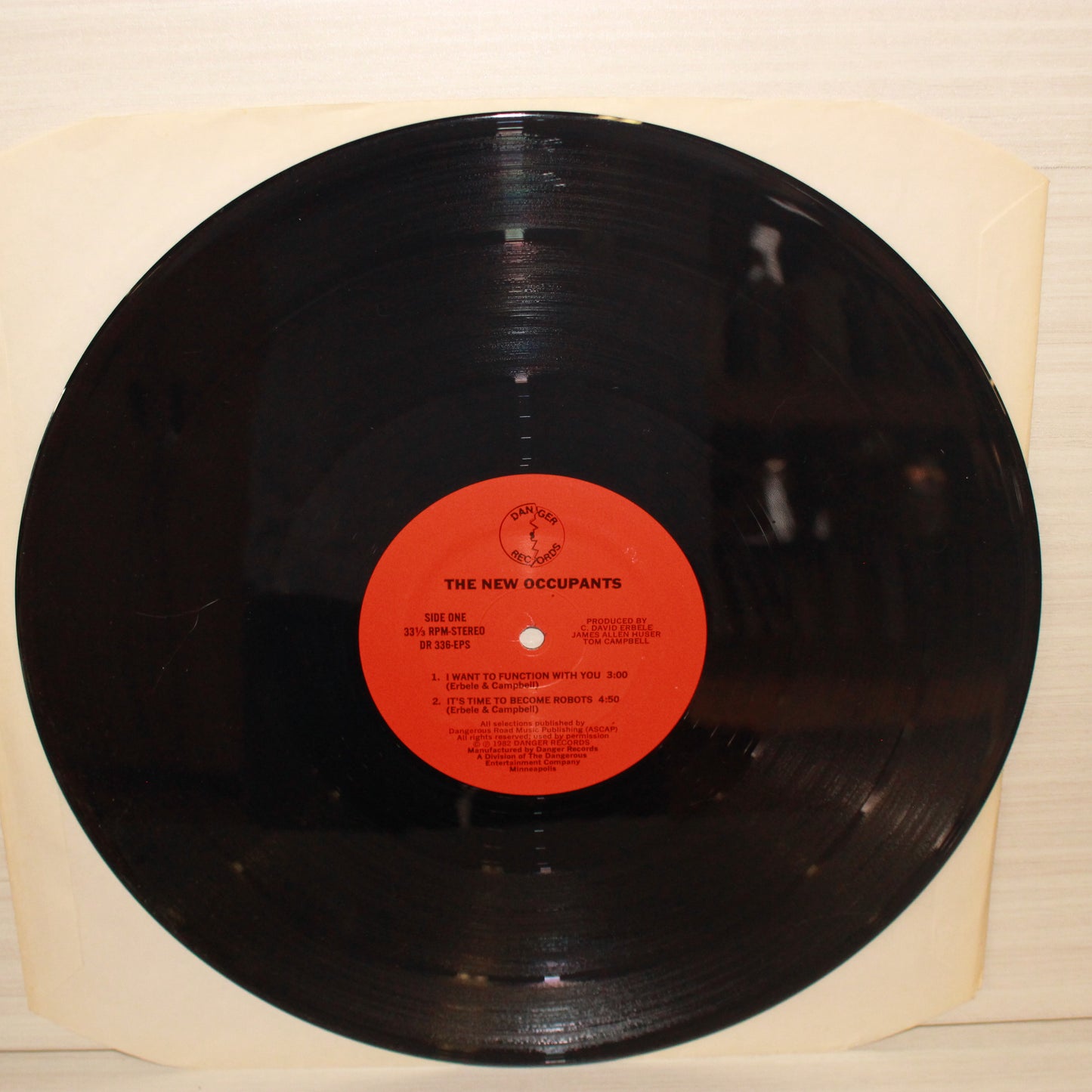 The New Occupants : The New Occupants EP (12",33 ⅓ RPM)