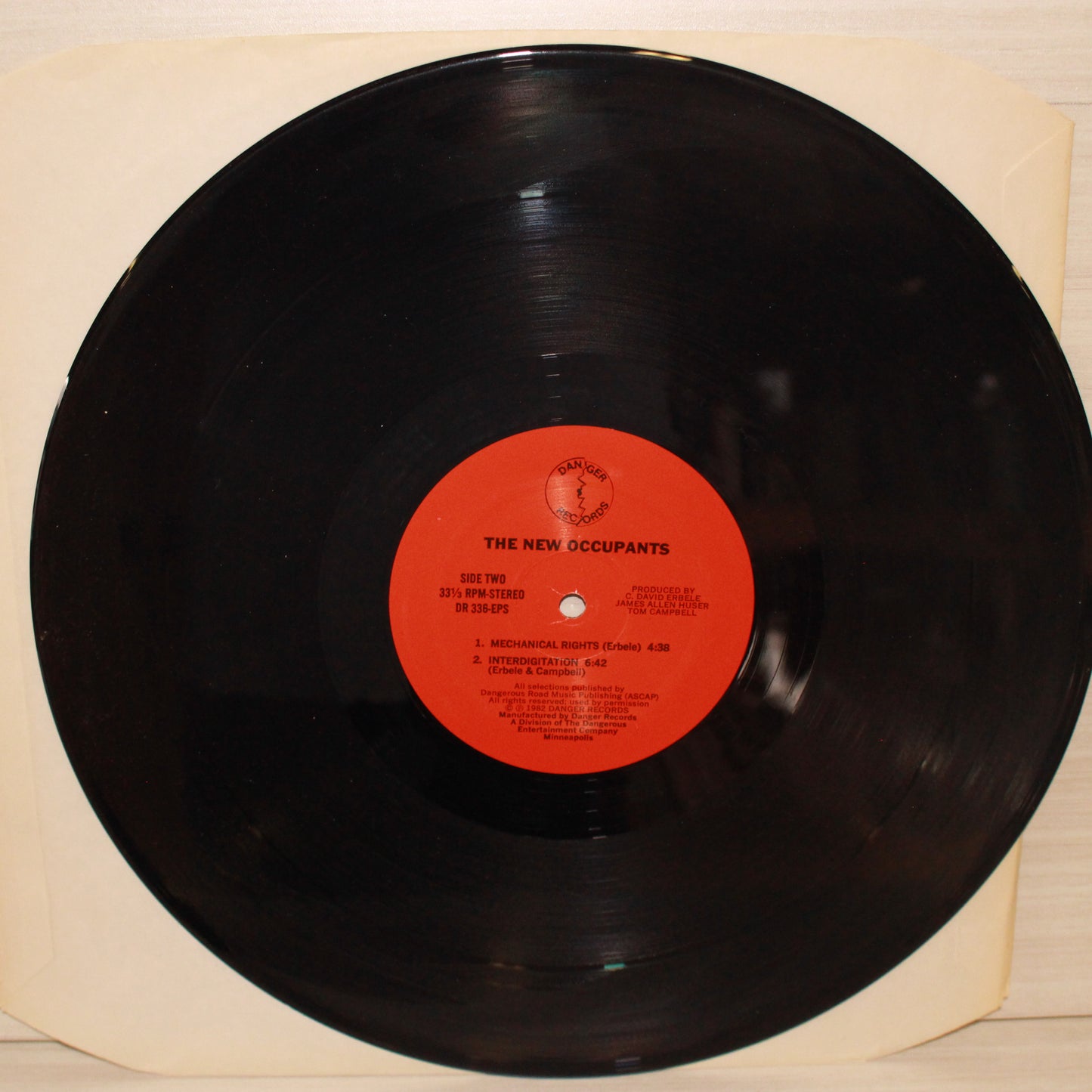 The New Occupants : The New Occupants EP (12",33 ⅓ RPM)
